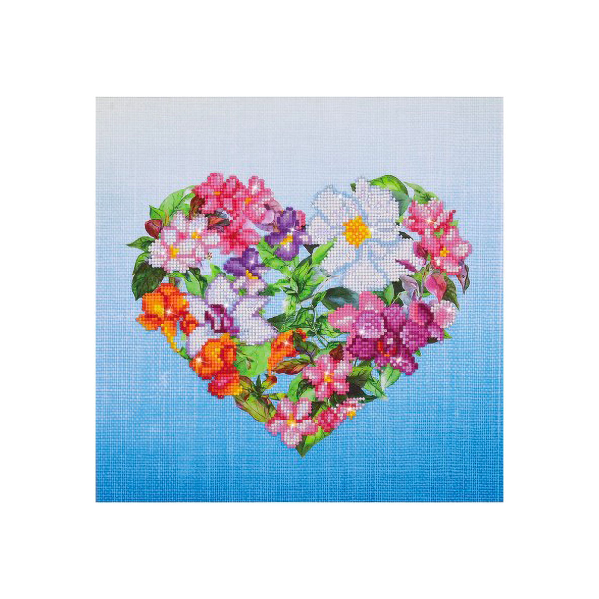 Diamond Dotz Flower Heart Craft Kit - Sparkle Your Creativity!