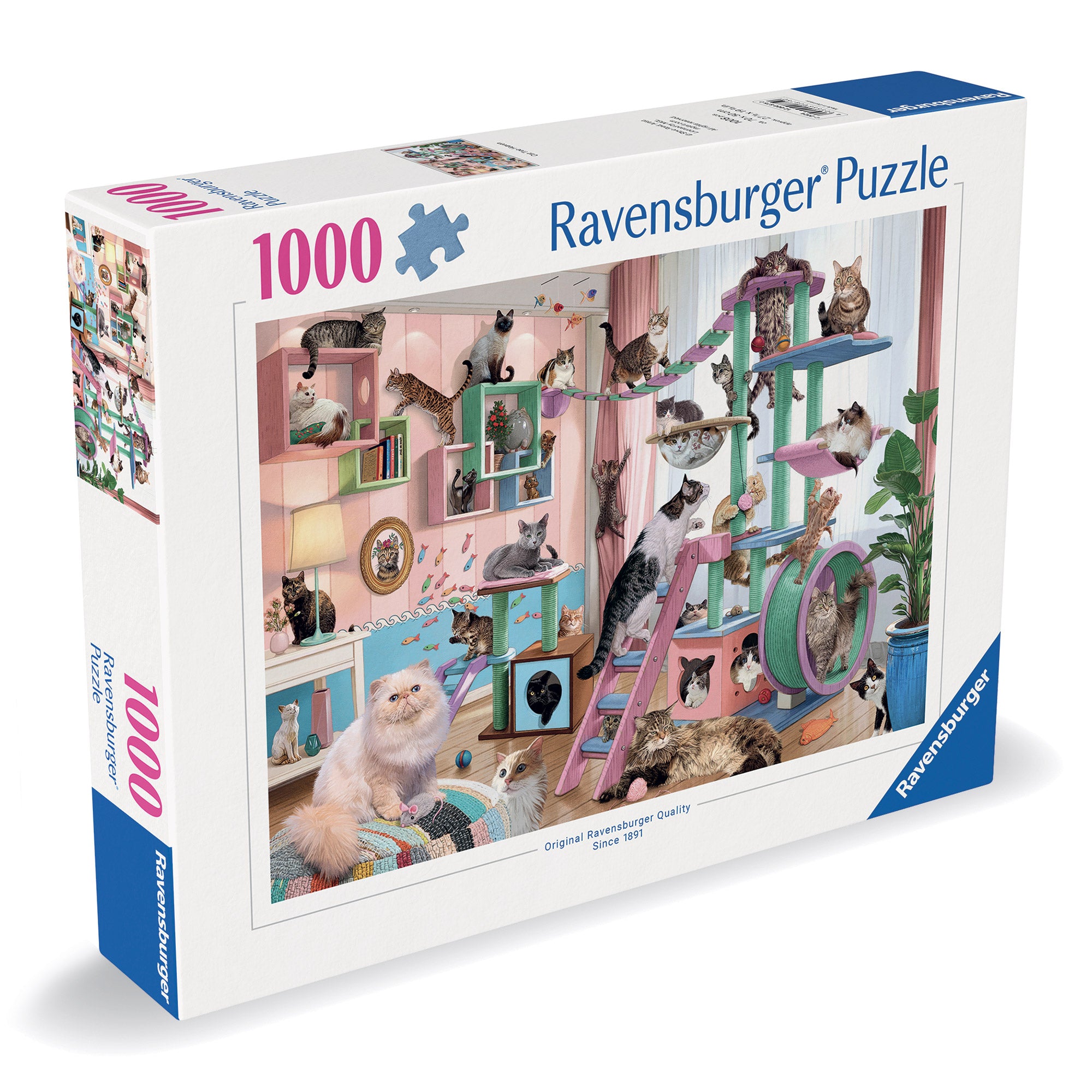 Adult's Dream: Cat Tree Heaven 1,000-Piece Puzzle