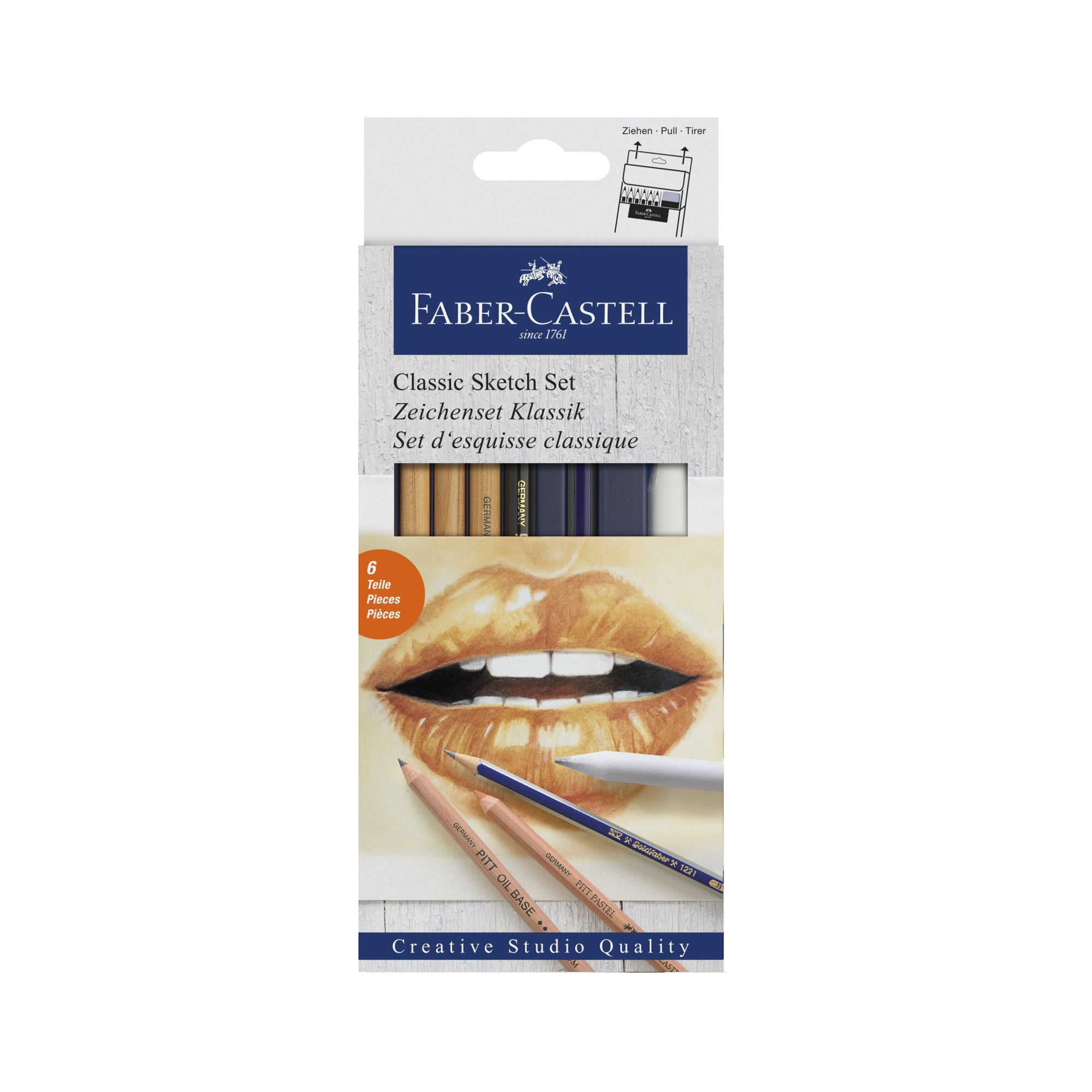 Fabulous 6-Piece Classic Sketch Set for Art Enthusiasts