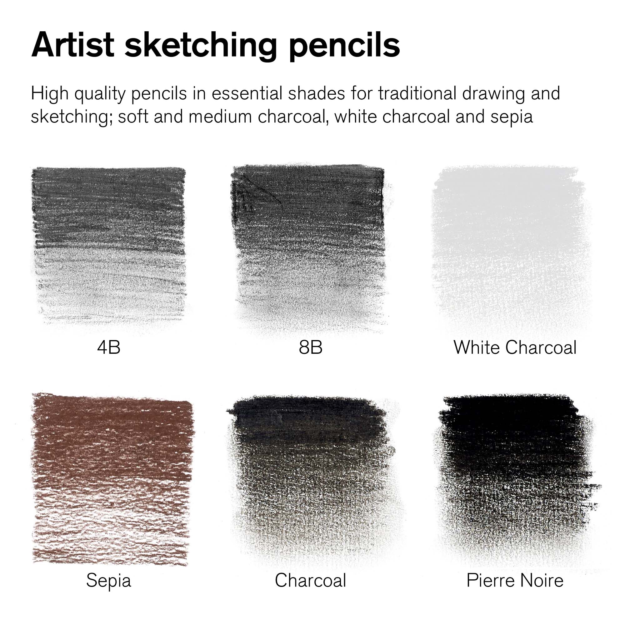Premium 6-Piece Studio Sketching Set