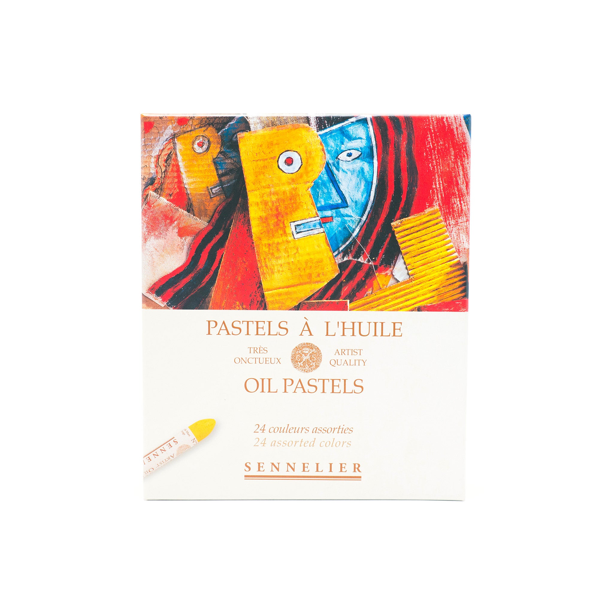 Stunning 24-Piece Assorted Oil Pastel Set