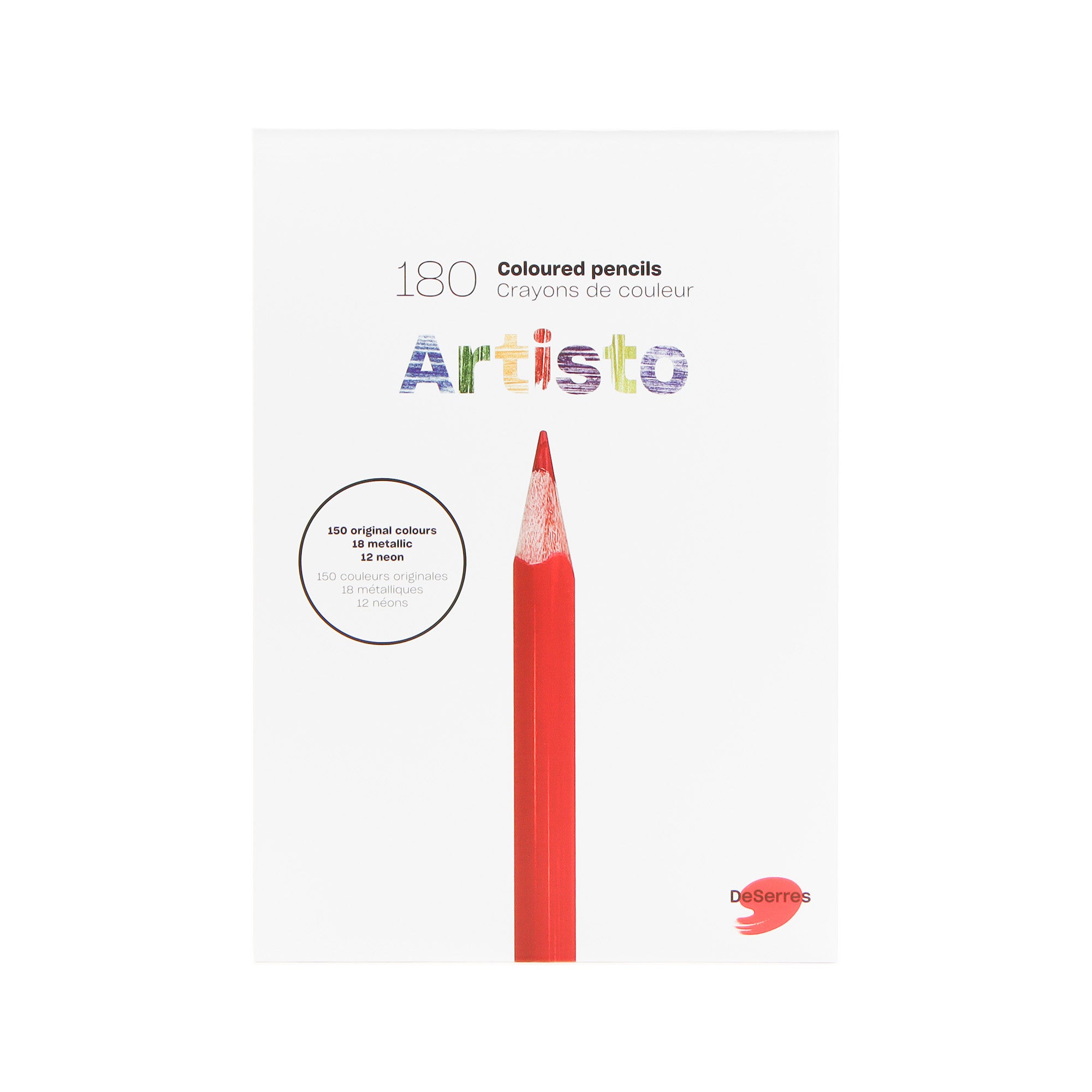 Artisto 180-Piece Coloured Pencil Set - Unleash Your Creativity!