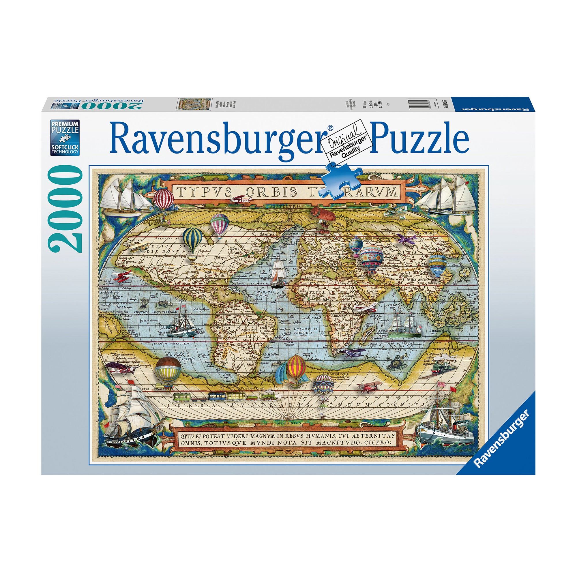 2,000-Piece Around The World Puzzle: A Global Adventure Awaits!
