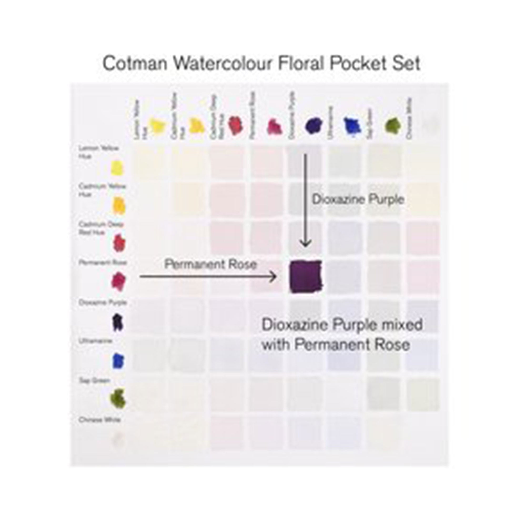 Cotman Watercolour Pocket Set - Floral Delight