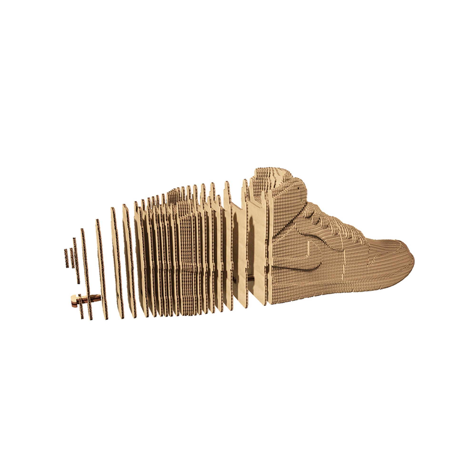 Cool 3D Cardboard Sneaker Puzzle