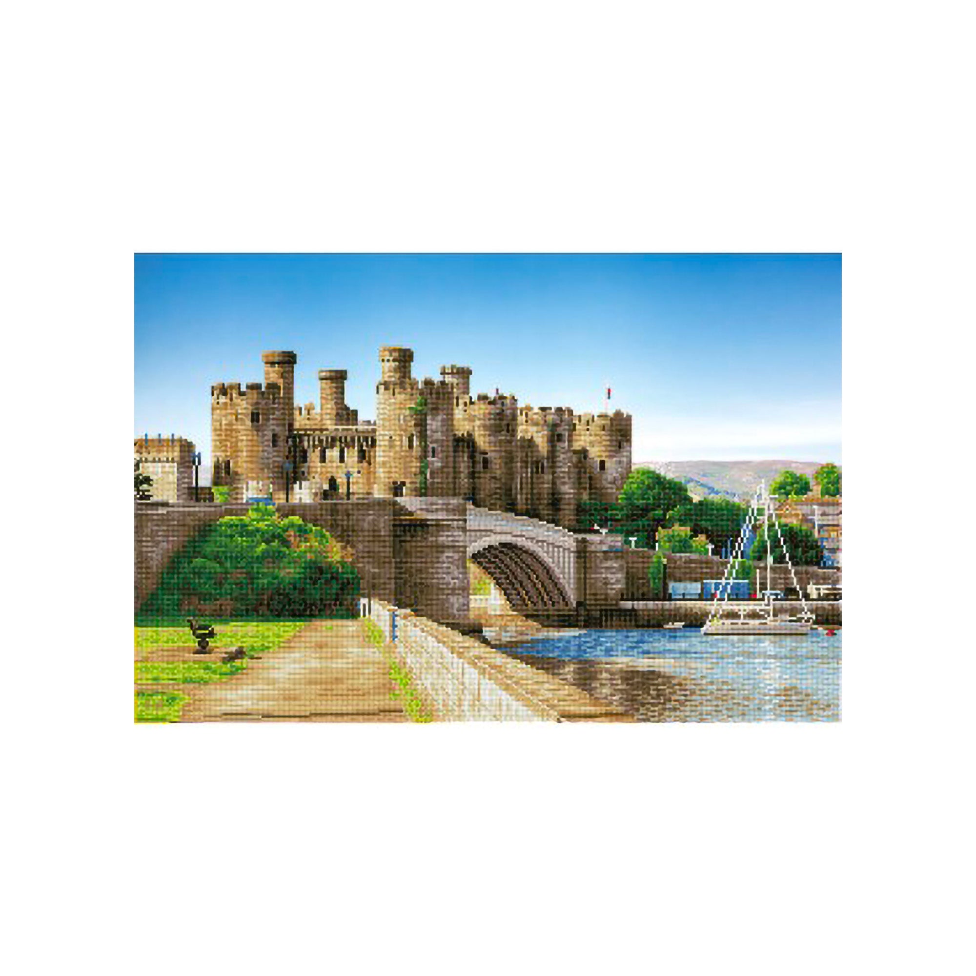 Diamond Dotz Kit: Enchanting Conwy Castle, Wales