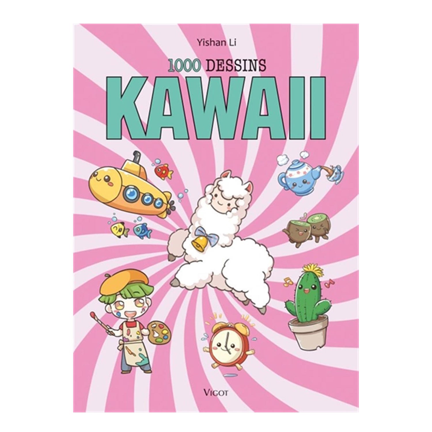 1000 Cute Kawaii Drawings - French Edition
