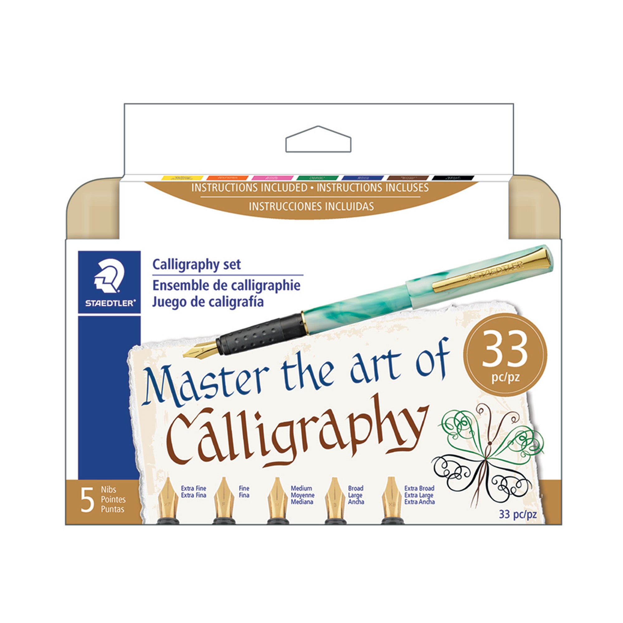 Incredible 33-Piece Calligraphy Set for All!
