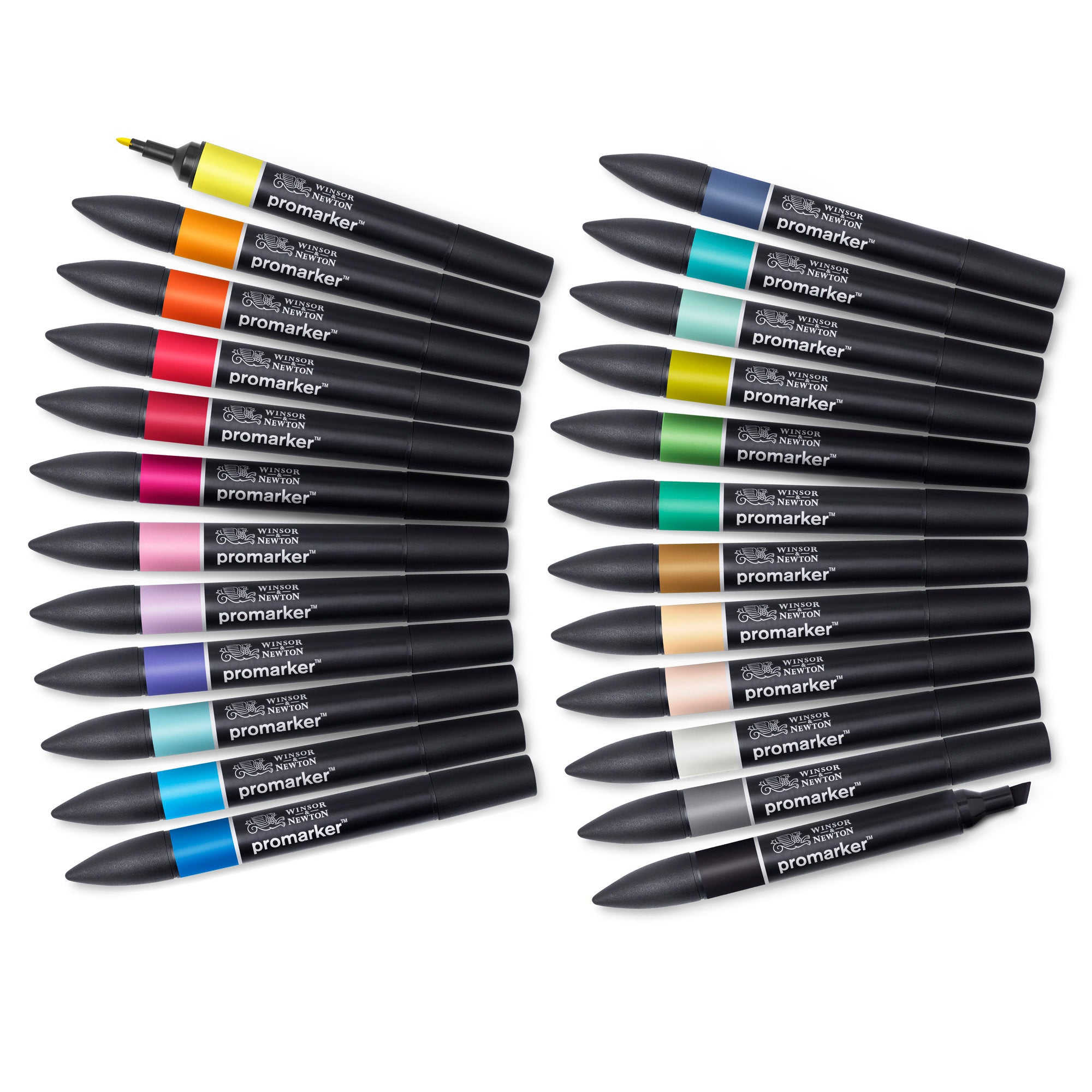 Unleash Your Creativity with 24-Piece Double-Tip Promarker Marker Set for Arts & Illustration