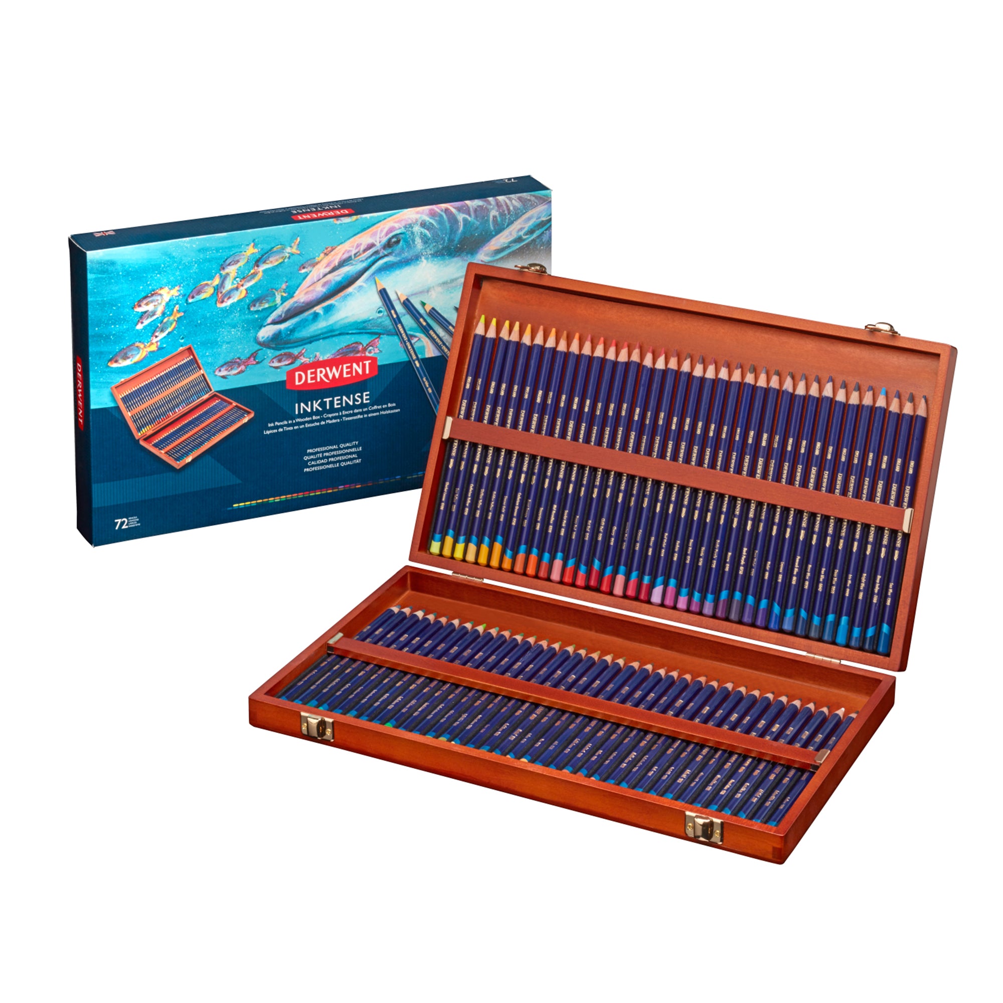 72-Piece Inktense Water-Soluble Pencil Set: Unleash Your Creativity!