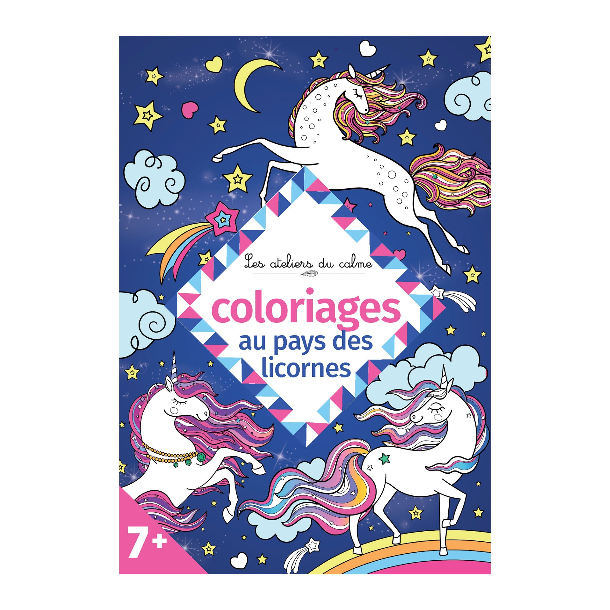Enchanting Unicorn Coloring Pad - French Edition