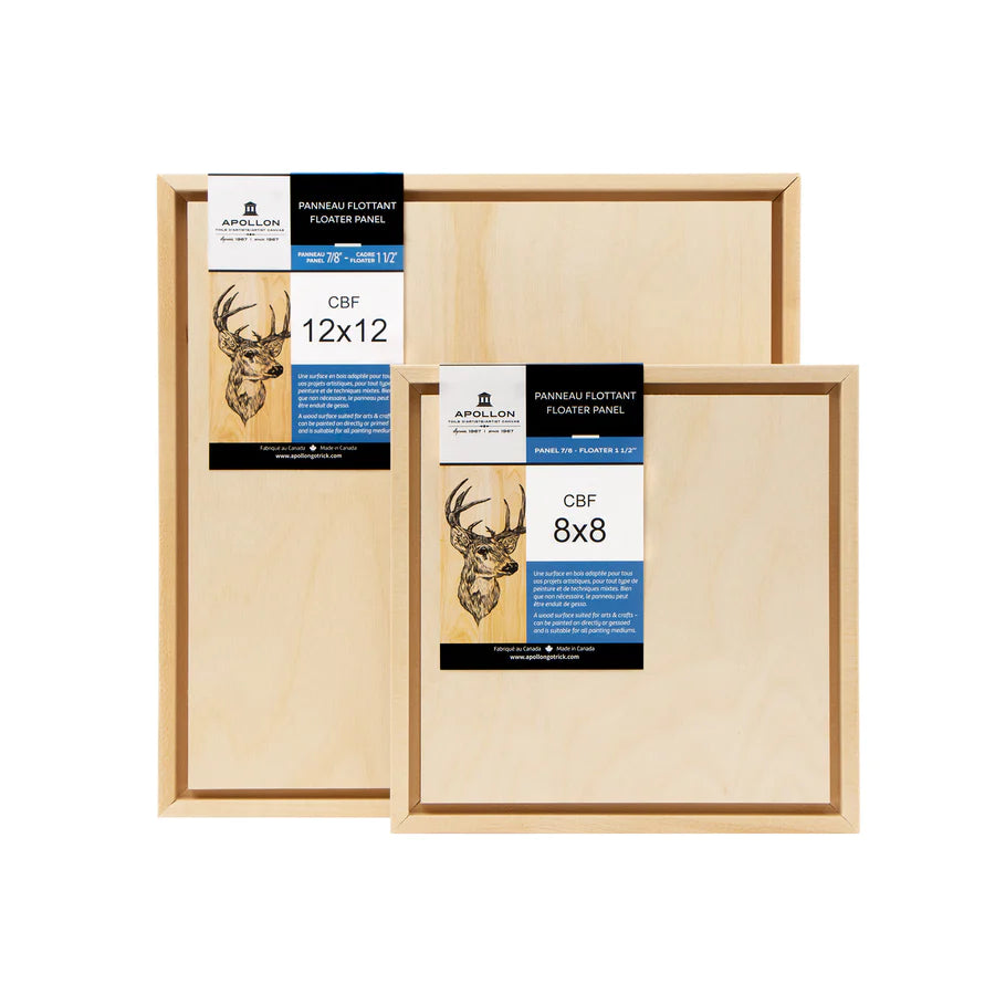 Stunning 2-in-1 Wooden Floater Panel - 1.5 in