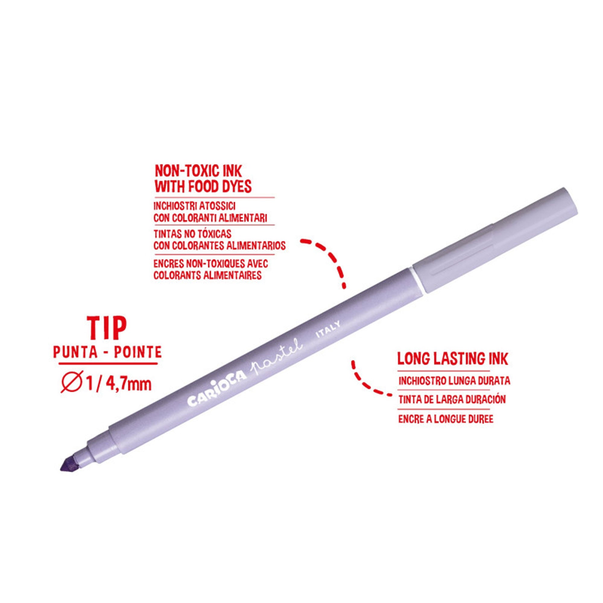 Fantastic 8-Pack Pastel Markers for Little Artists