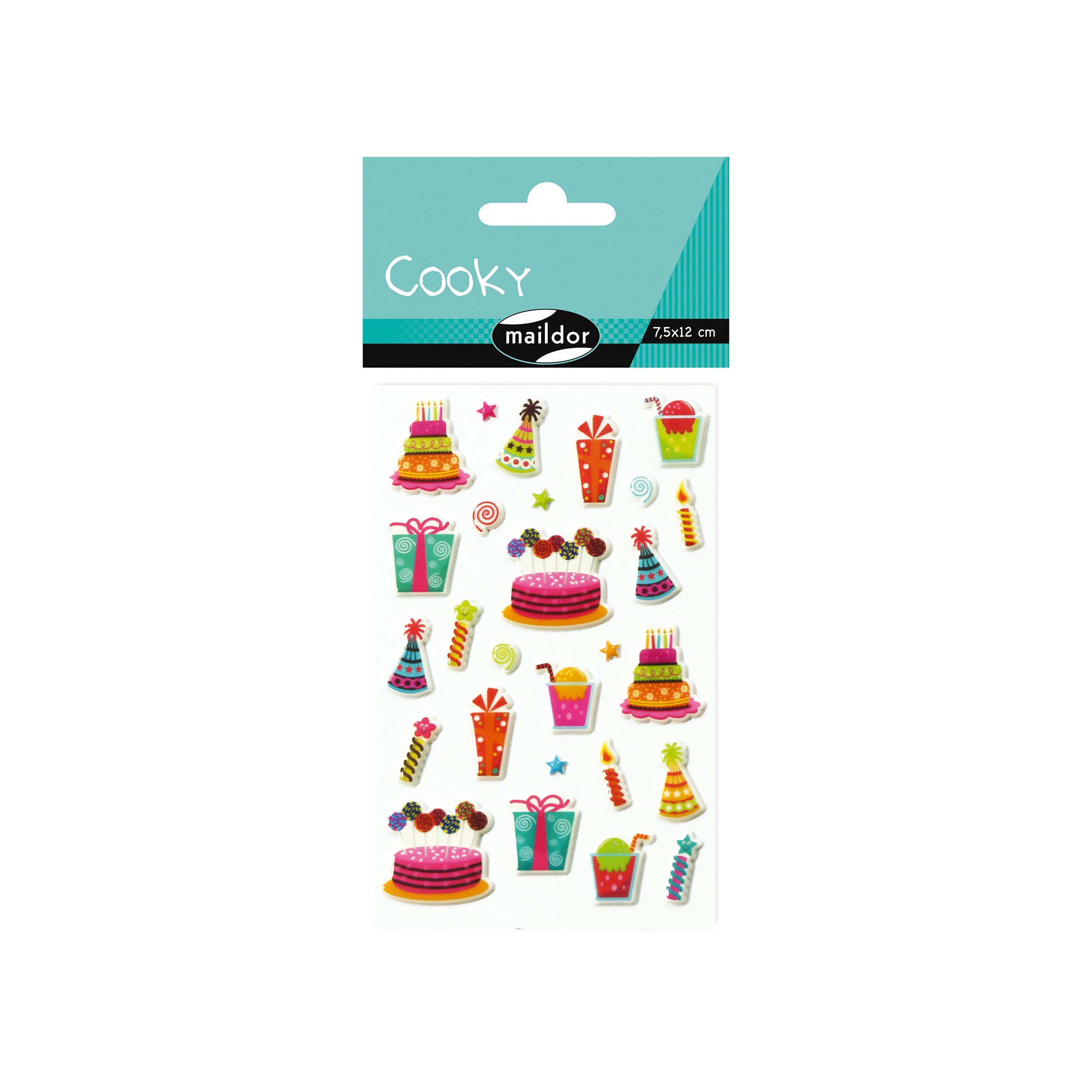 Magical Birthday Cooky Stickers