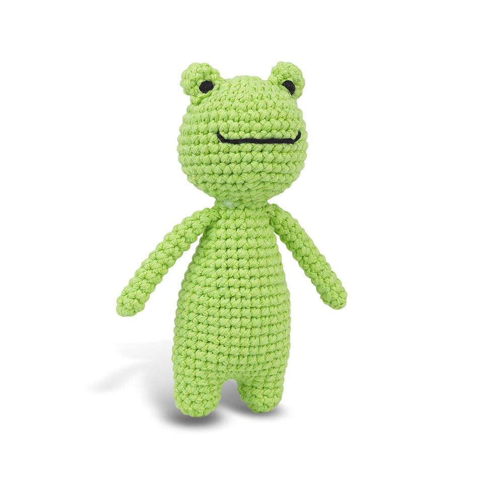 Amigurumi Crochet Kit - Adorable Trevor the Frog