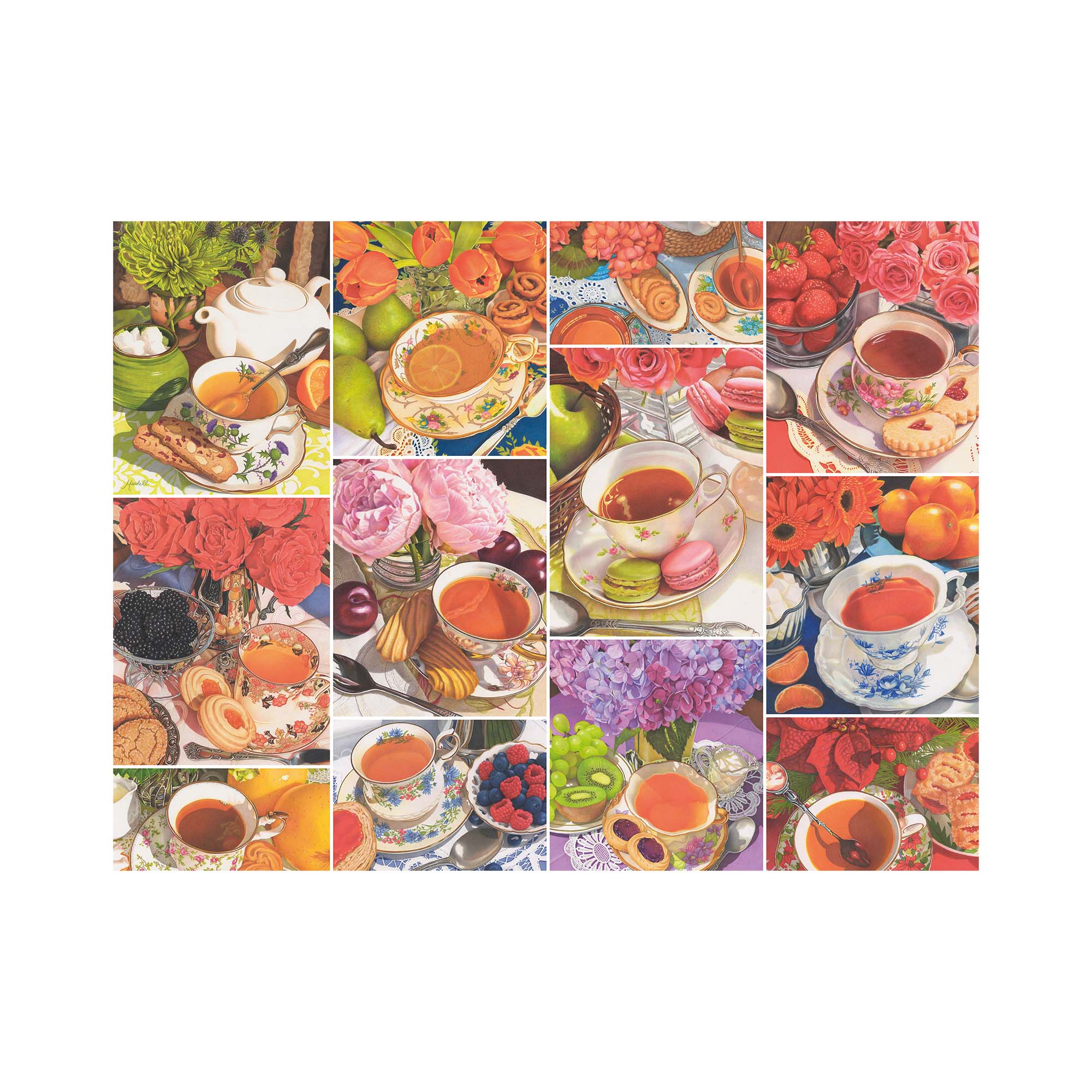 750-Piece XXL Tea Time Puzzle - A Relaxing Family Delight