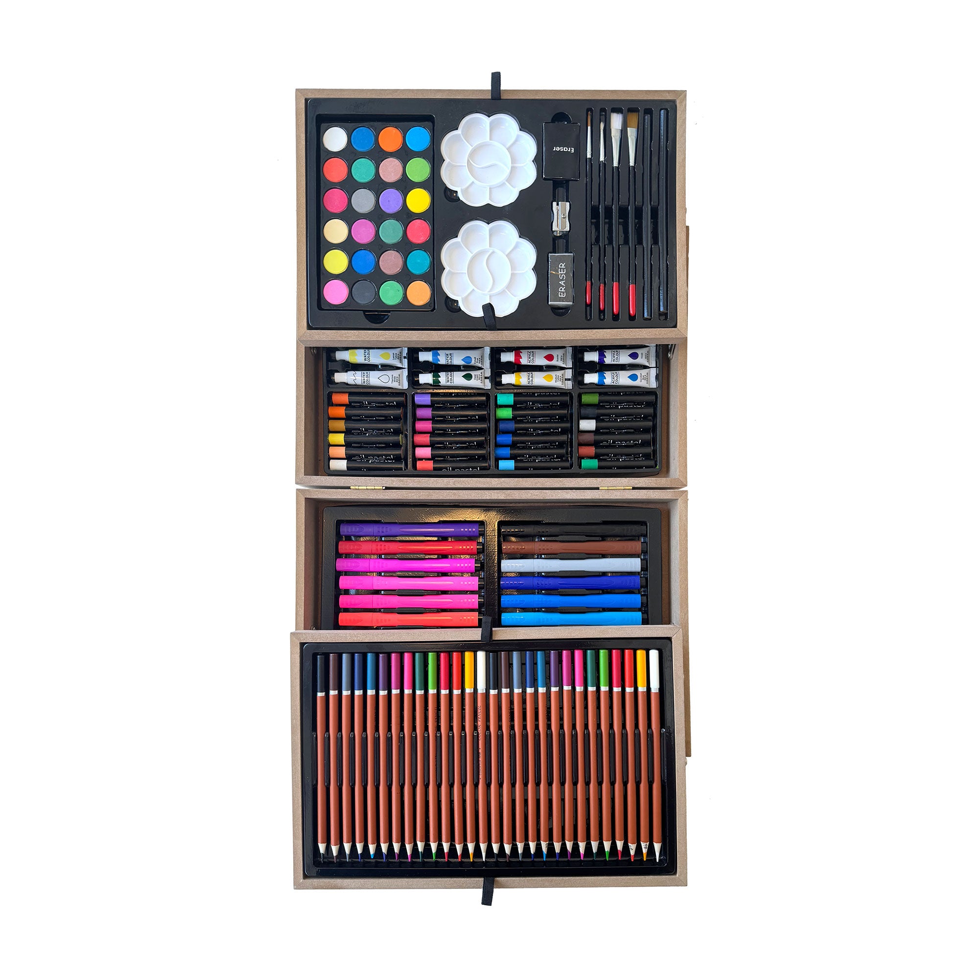 Artistic Adventure Wooden Case - 135 Piece Set