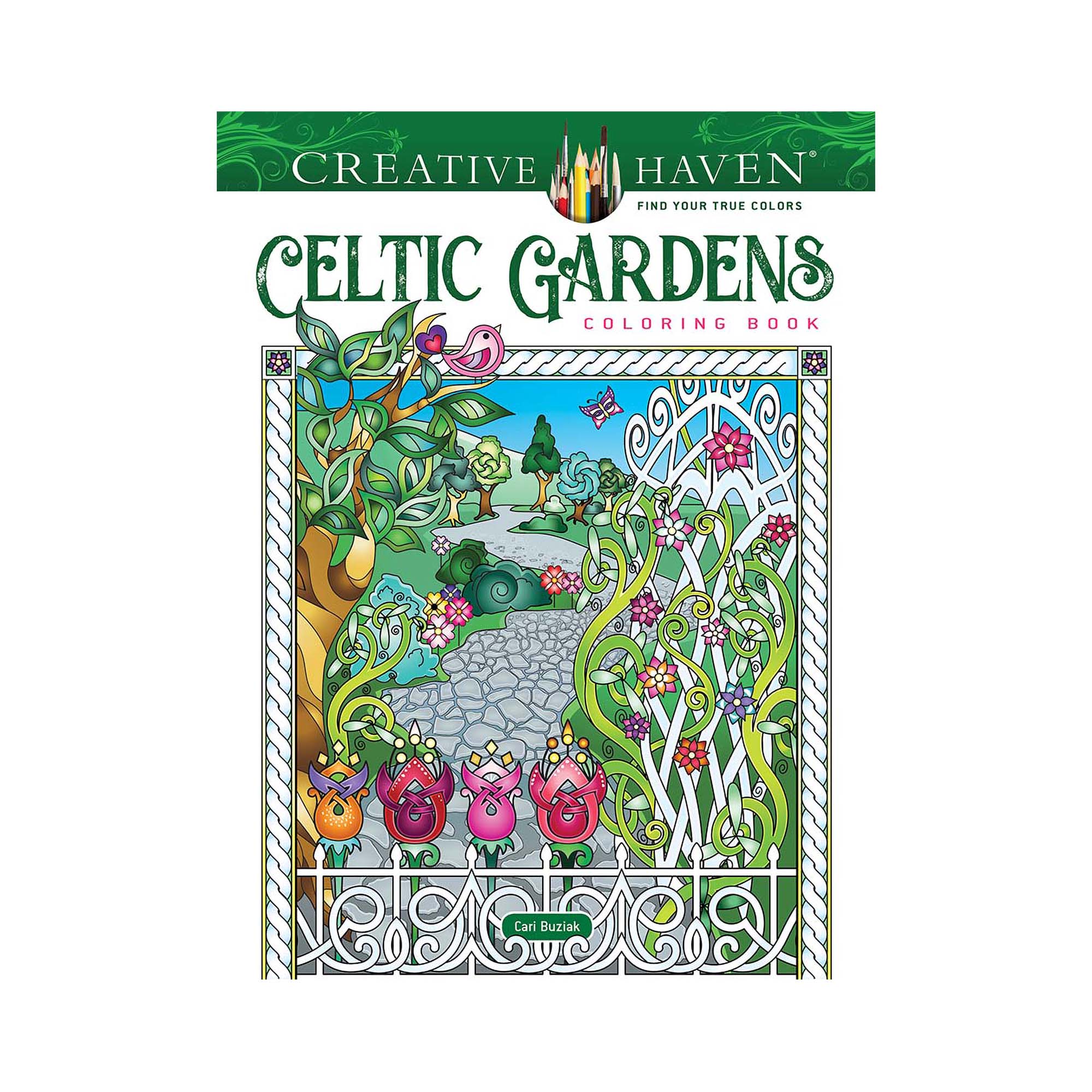Enchanting Celtic Gardens Colouring Book