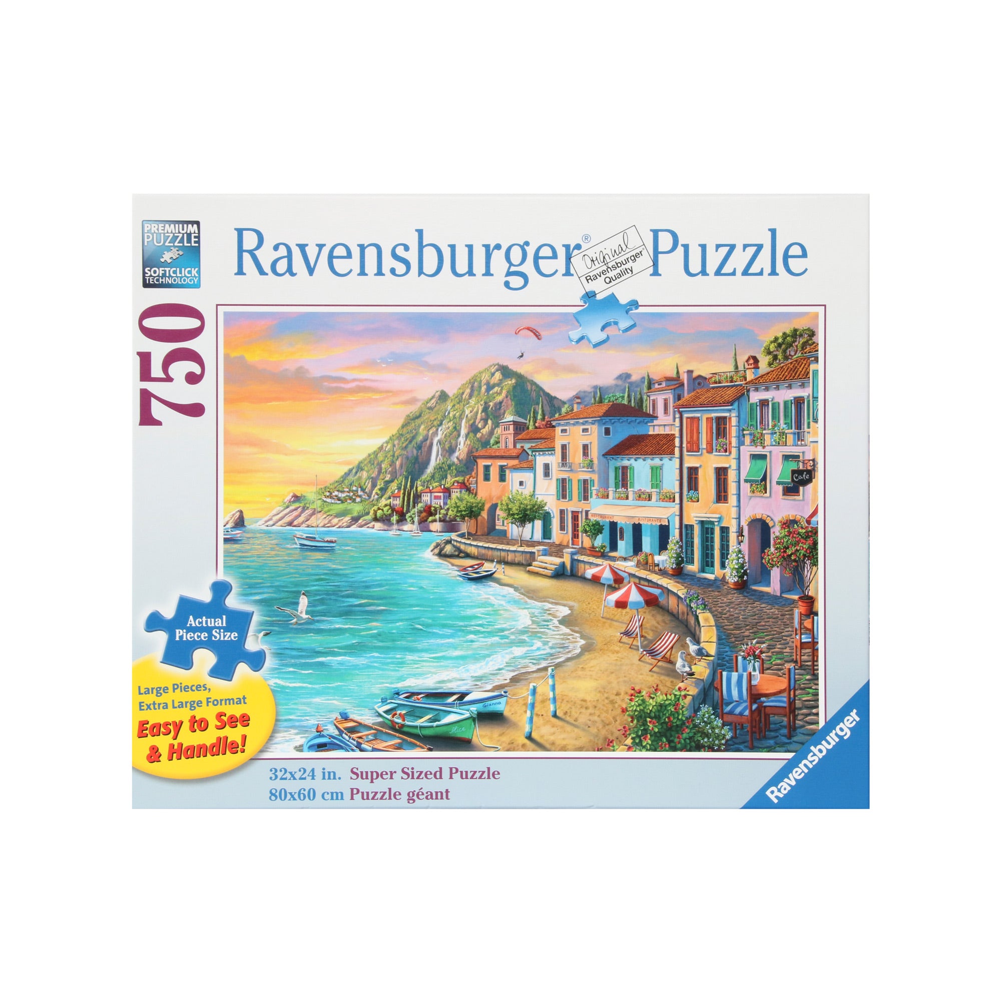 750-Piece XXL Puzzle: Immerse in a Romantic Sunset