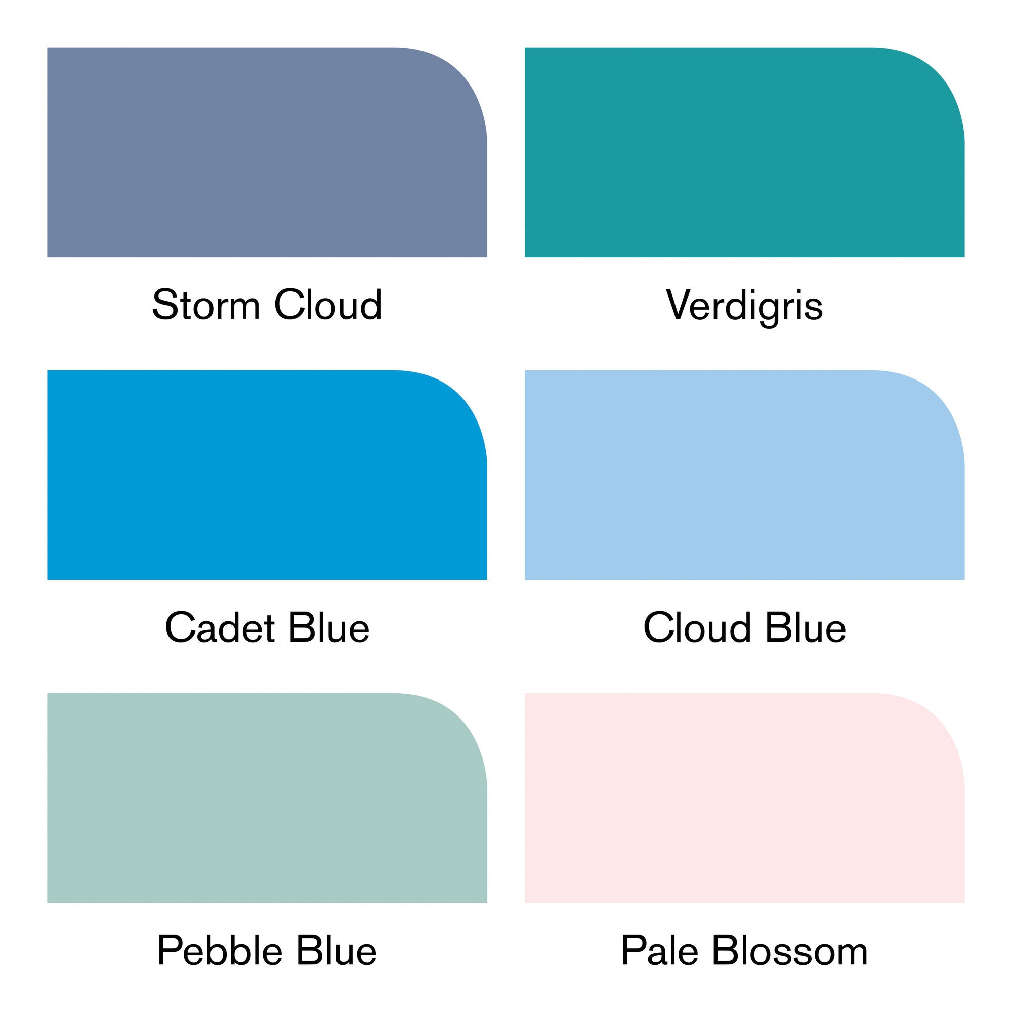 6-Piece Double-Tip Promarker Marker Set - Stunning Skyscape Tones