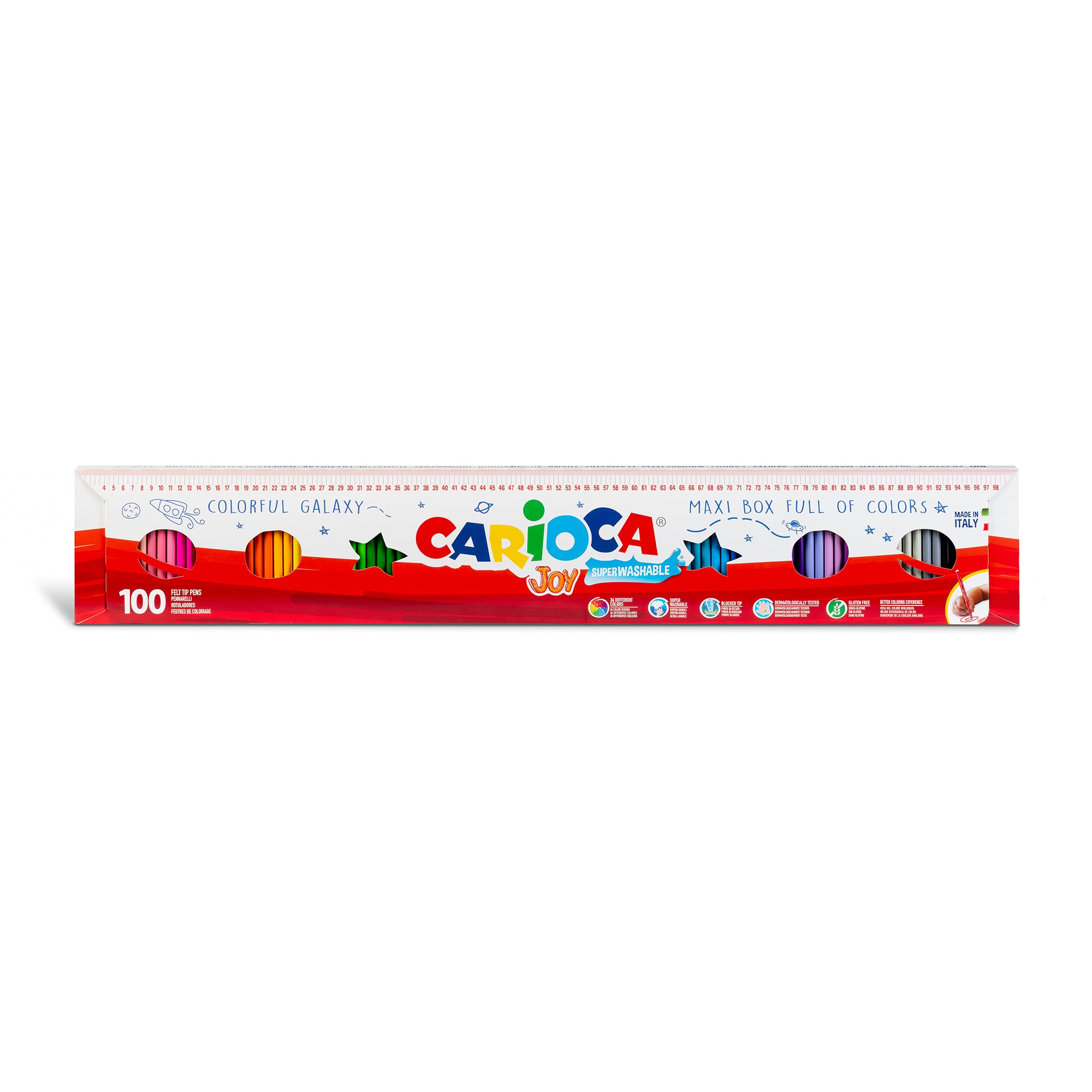 100-Piece Carioca Maxi Marker Box: Unleash Your Creativity!