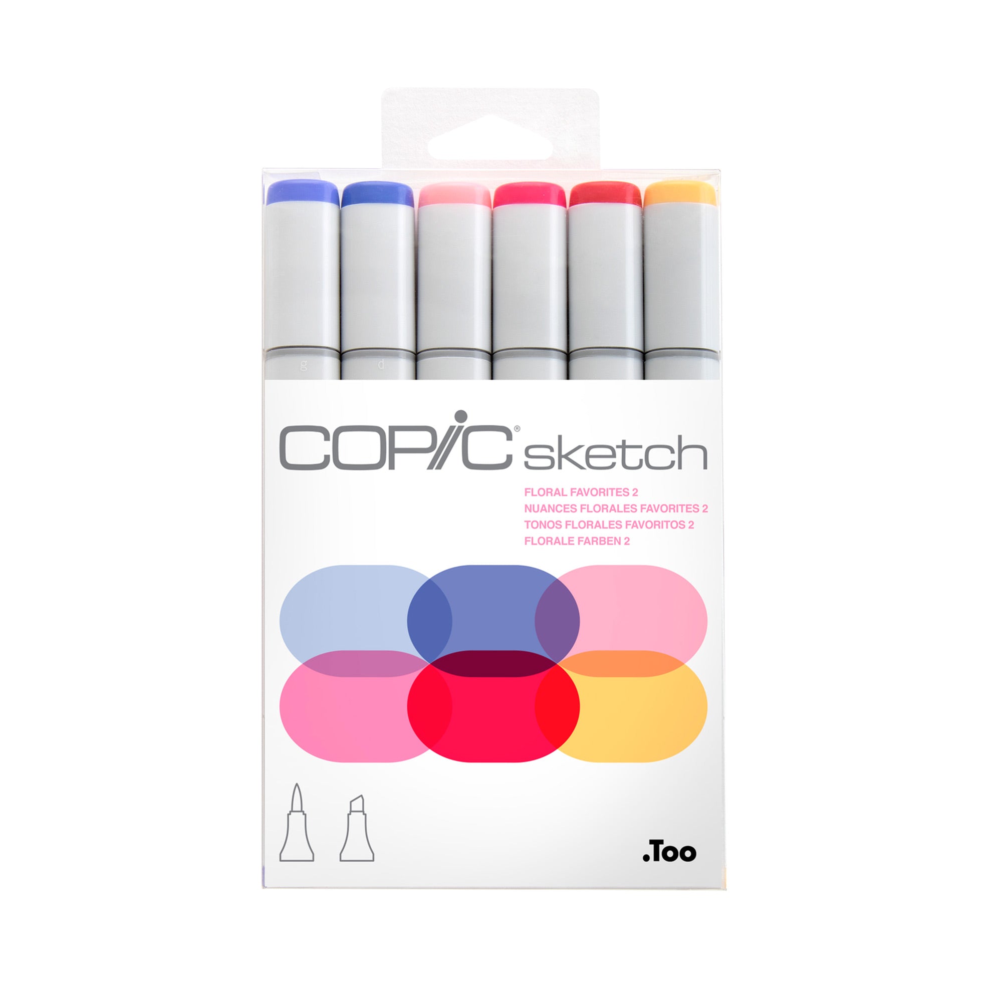 Irresistible 6-Pack Copic Sketch Markers - Floral Collection