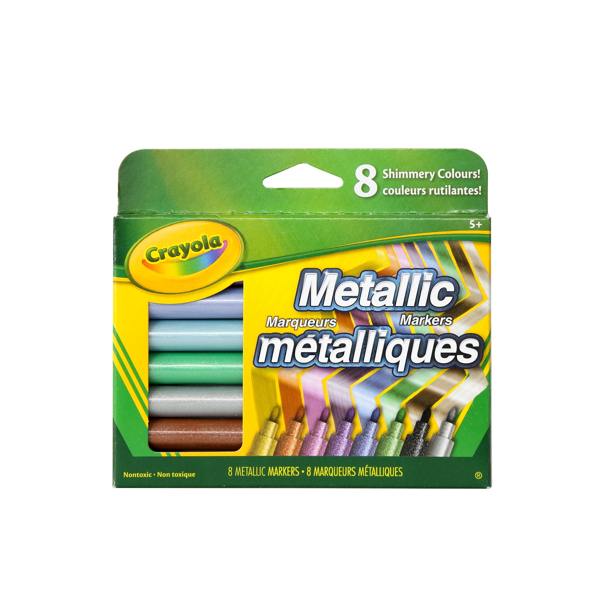 8-Piece Set of Stunning Metallic Fine Line Markers