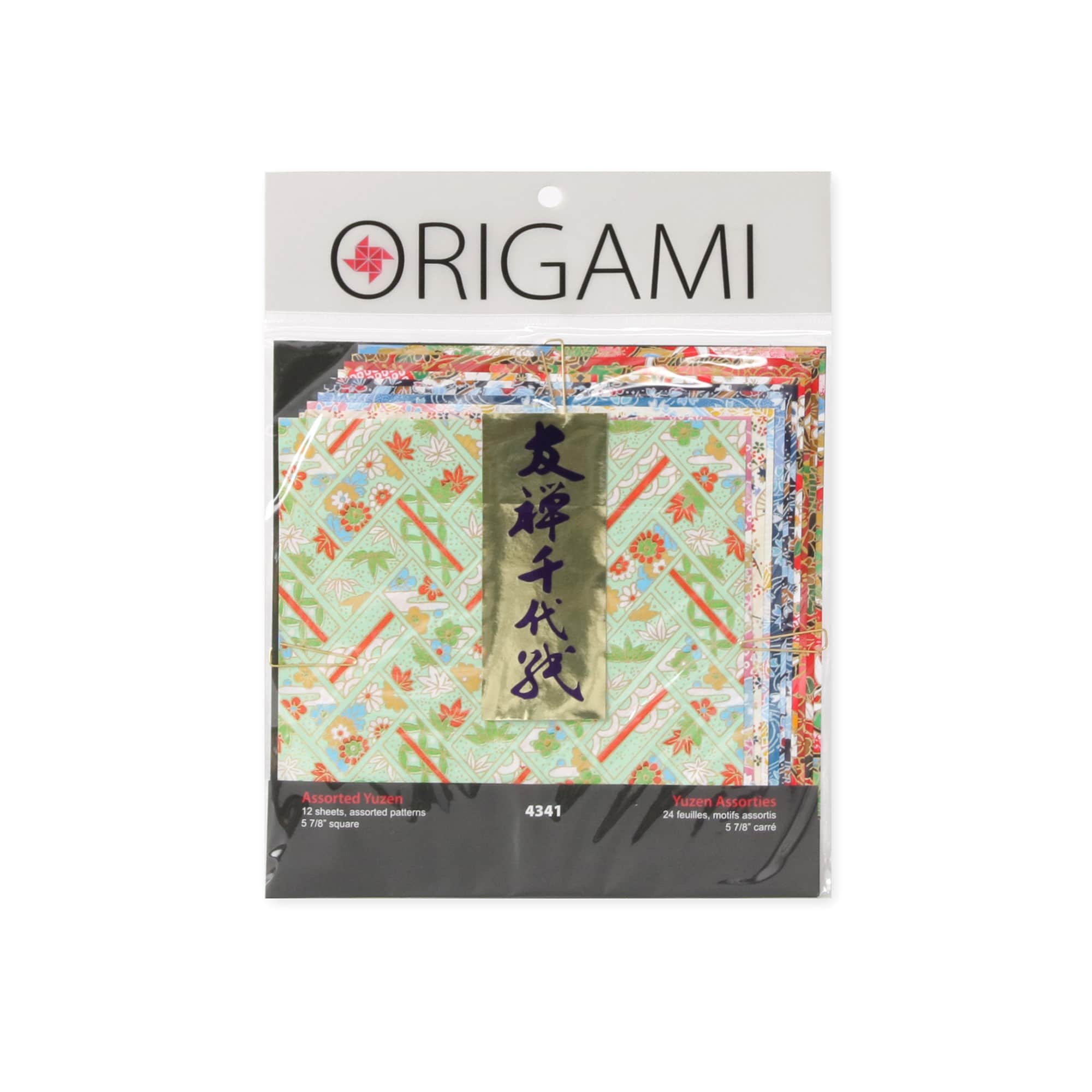 Gorgeous Yuzen Origami Paper - 12 Assorted Sheets
