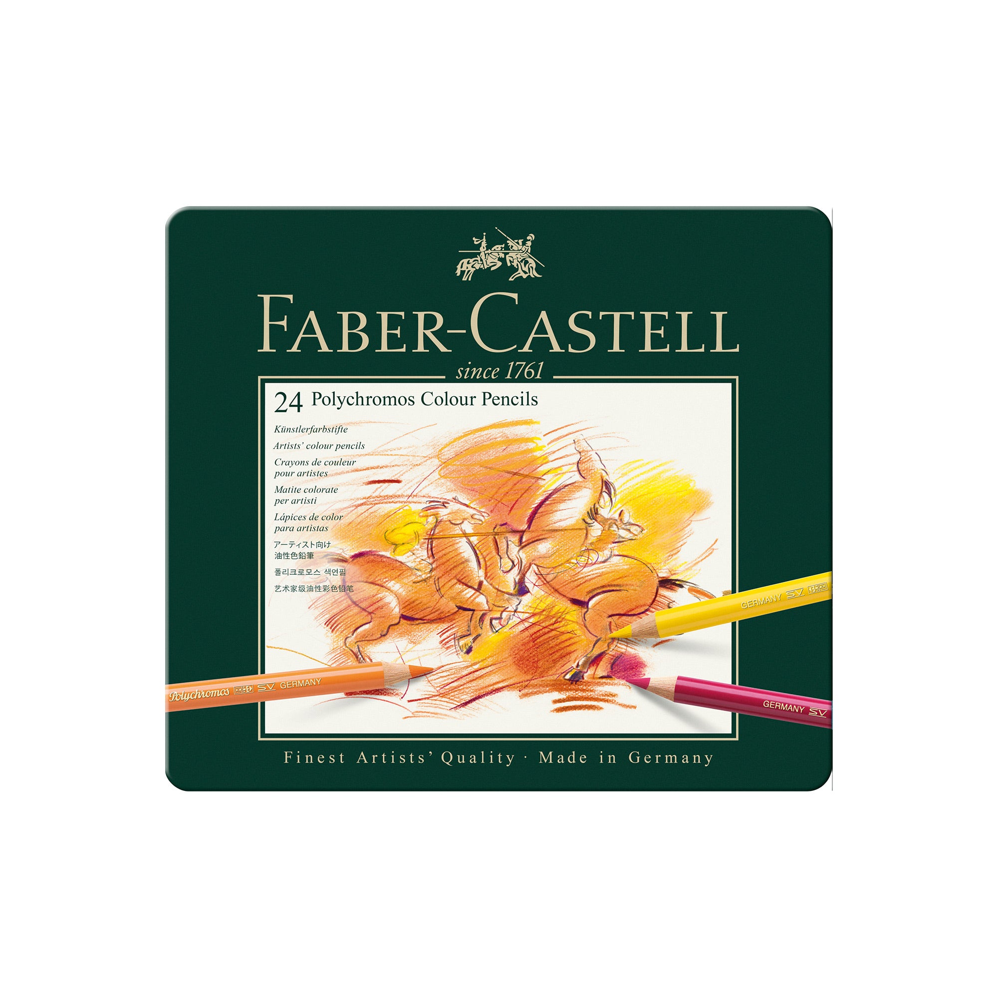 Must-Have 24-Pack Faber-Castell Polychromos Coloured Pencils