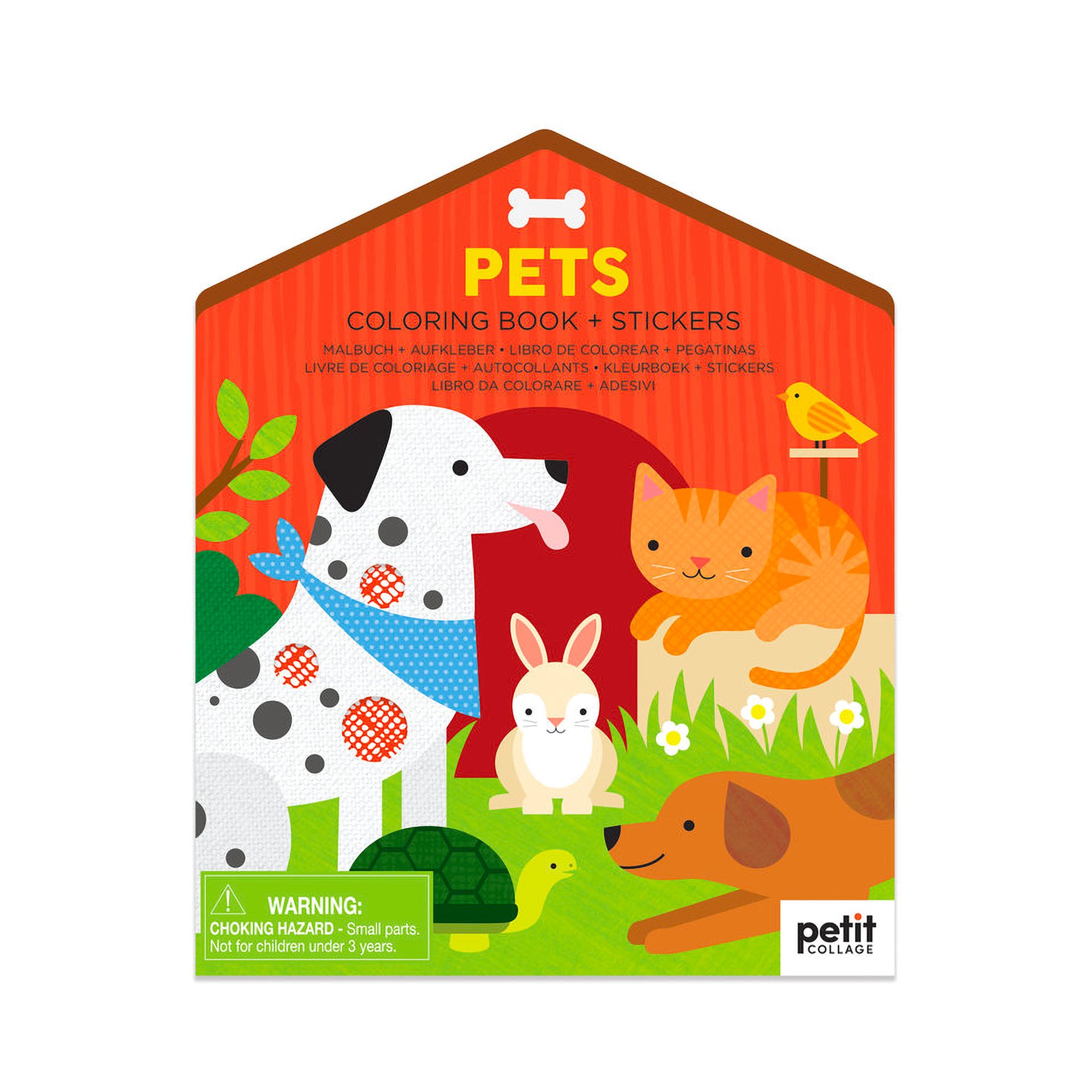 Exciting Pet Colouring Book & Stickers
