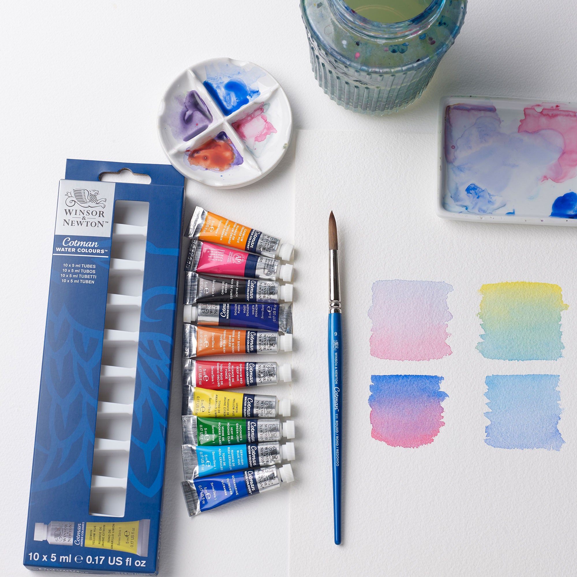 Cotman 10-Piece 5 ml Watercolour Set - Unleash Your Creativity!