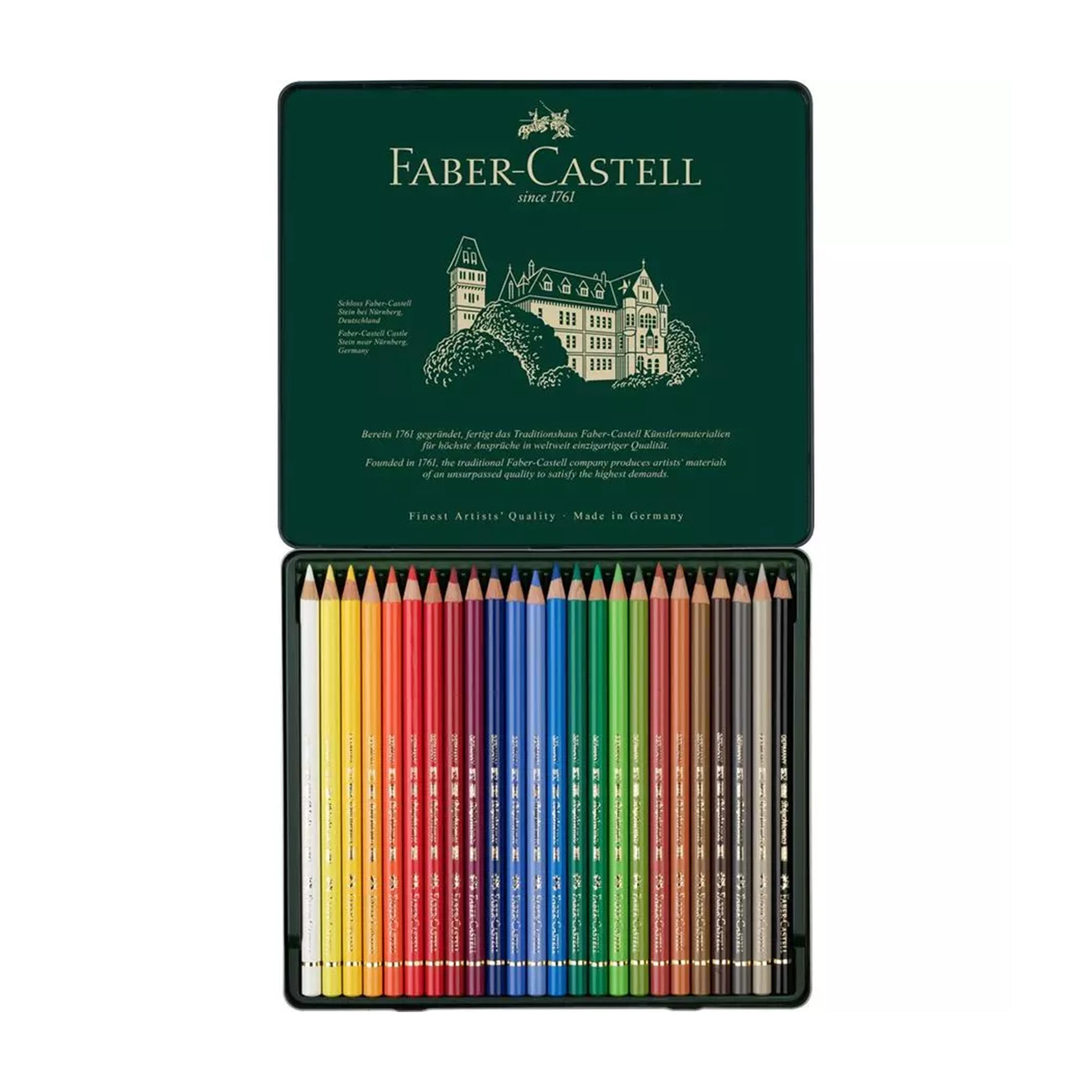 Must-Have 24-Pack Faber-Castell Polychromos Coloured Pencils