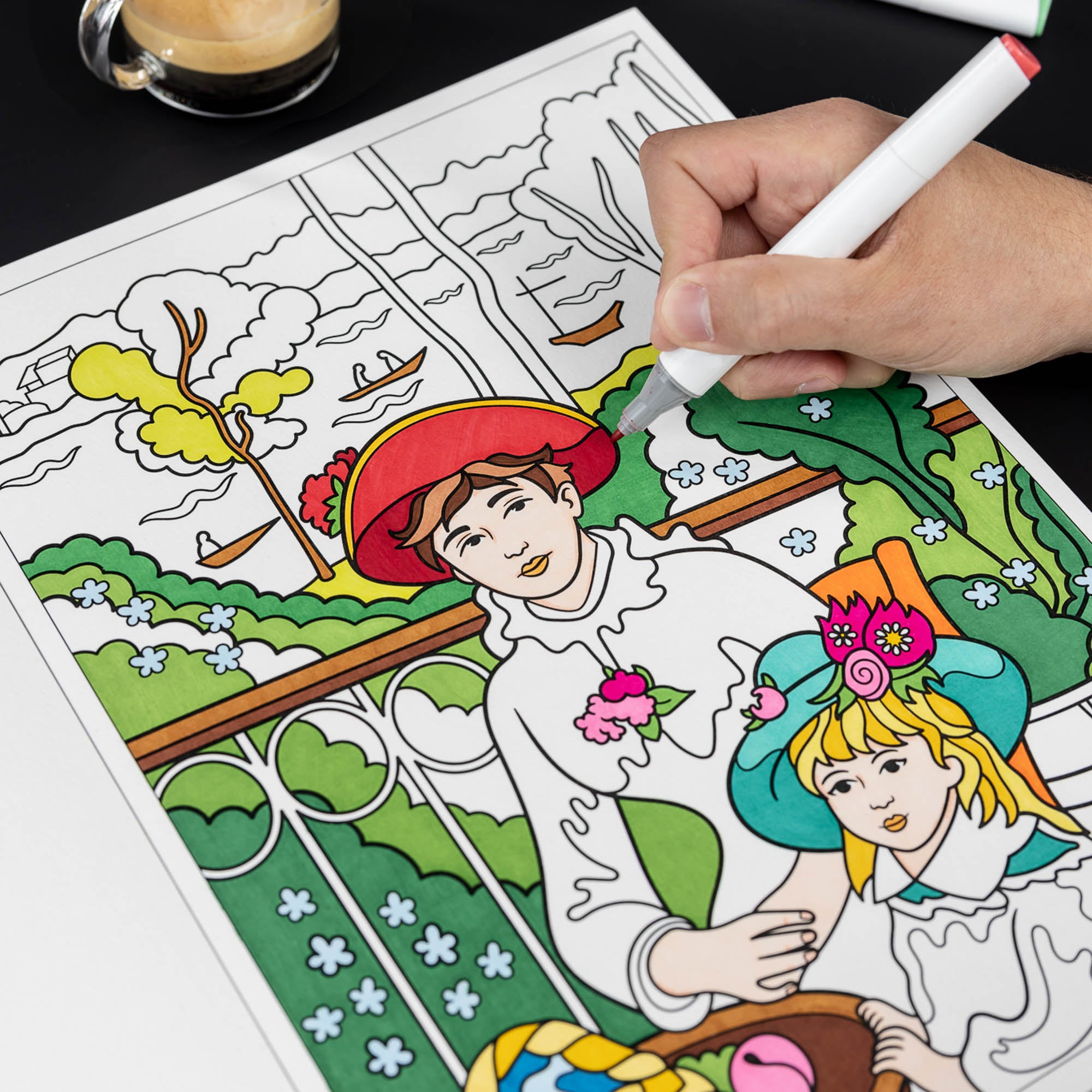 Unleash Your Artistry: Impressionism Colouring Book