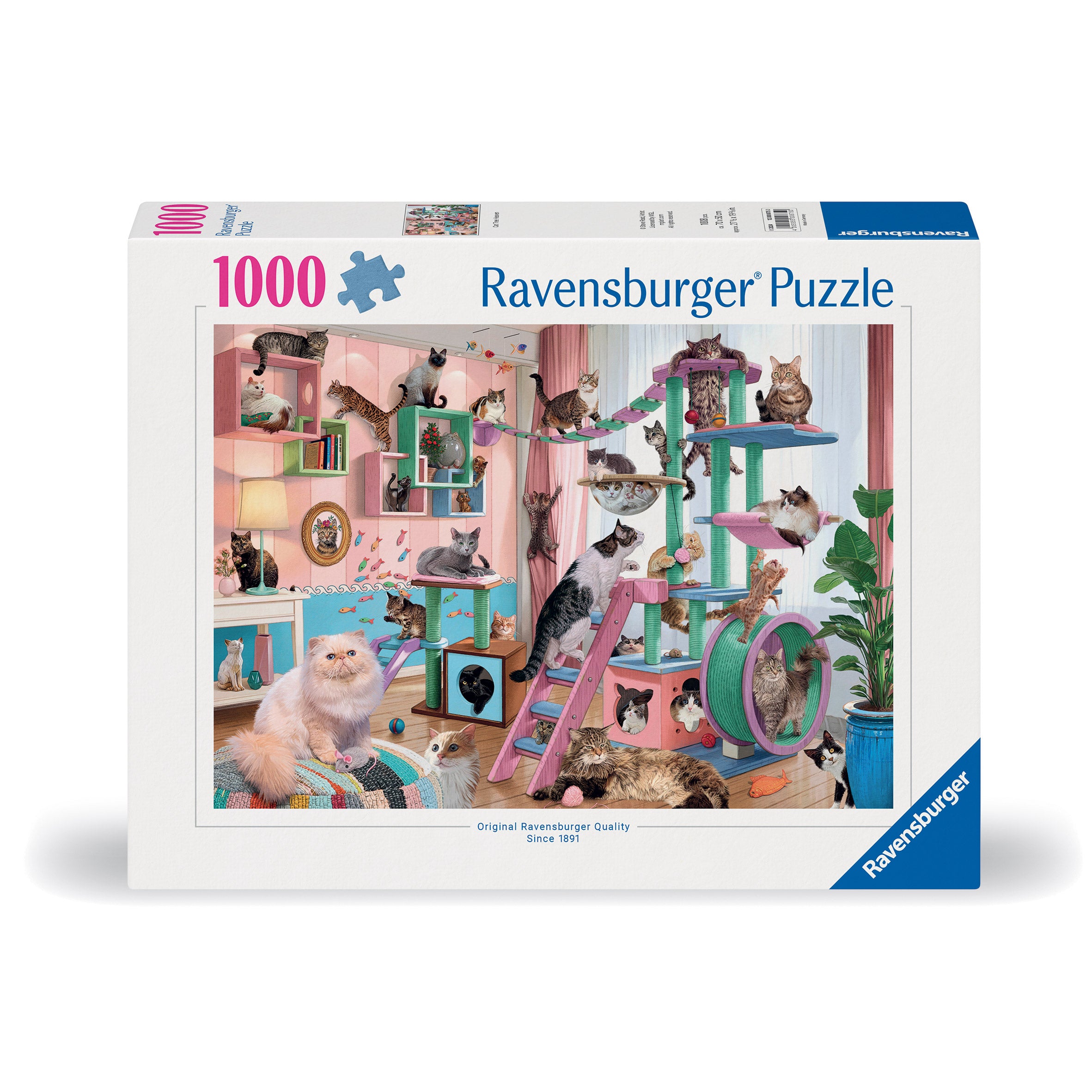 Adult's Dream: Cat Tree Heaven 1,000-Piece Puzzle
