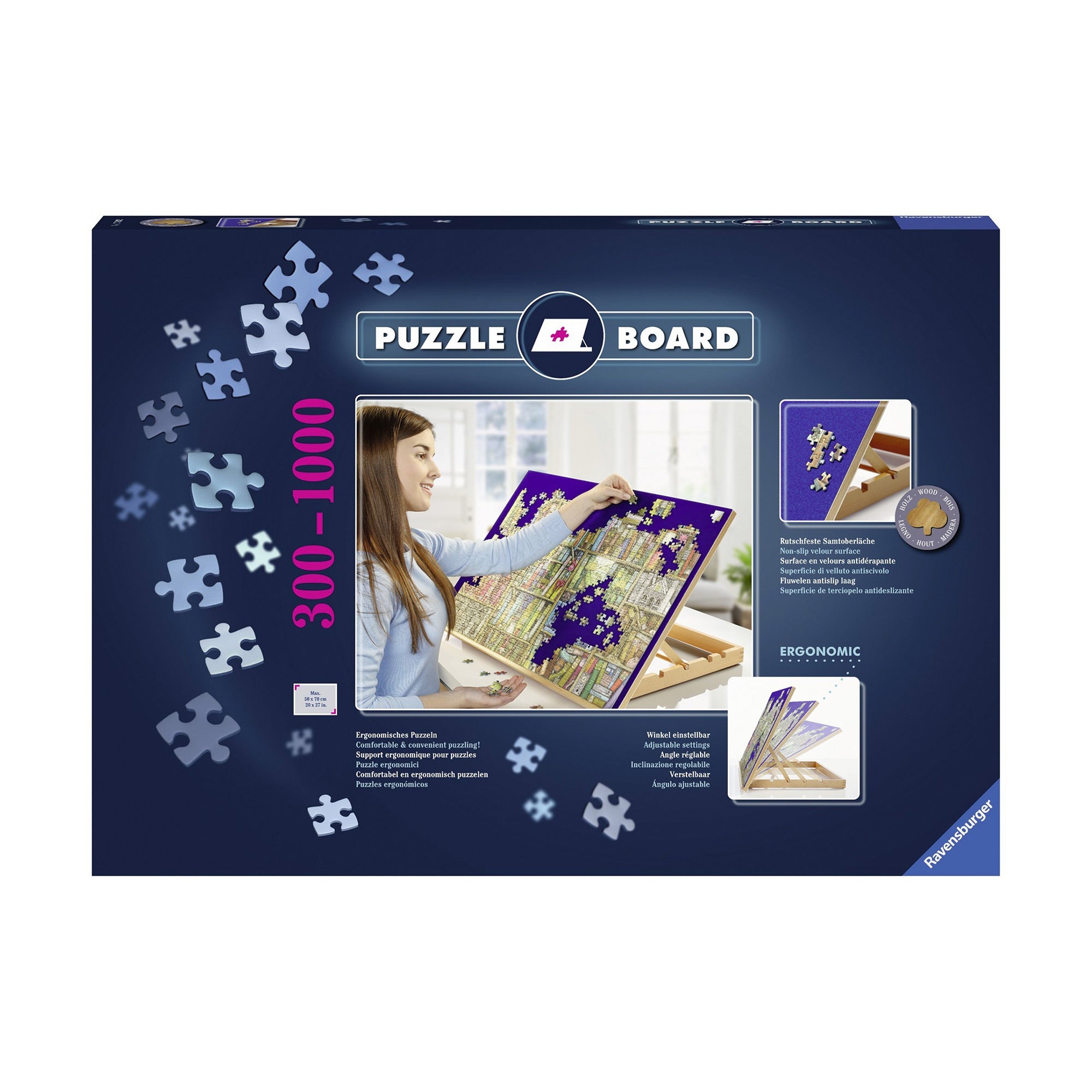 Premium Adjustable Wooden Puzzle Board - Your Ultimate Puzzle Companion
