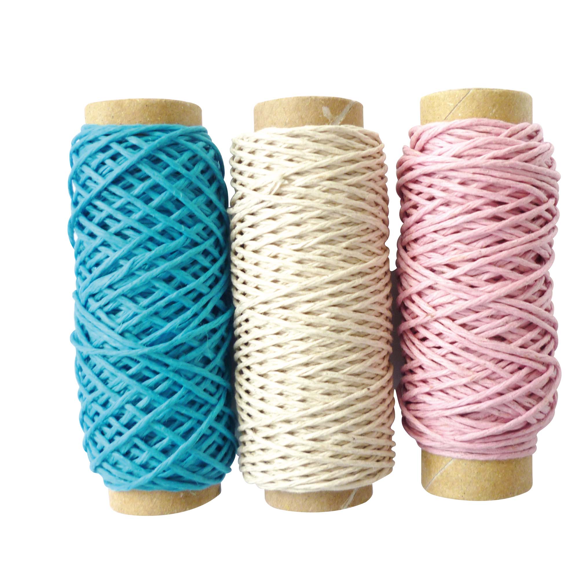 Triple Delight Hemp Spools - Ideal for Childhood Crafts