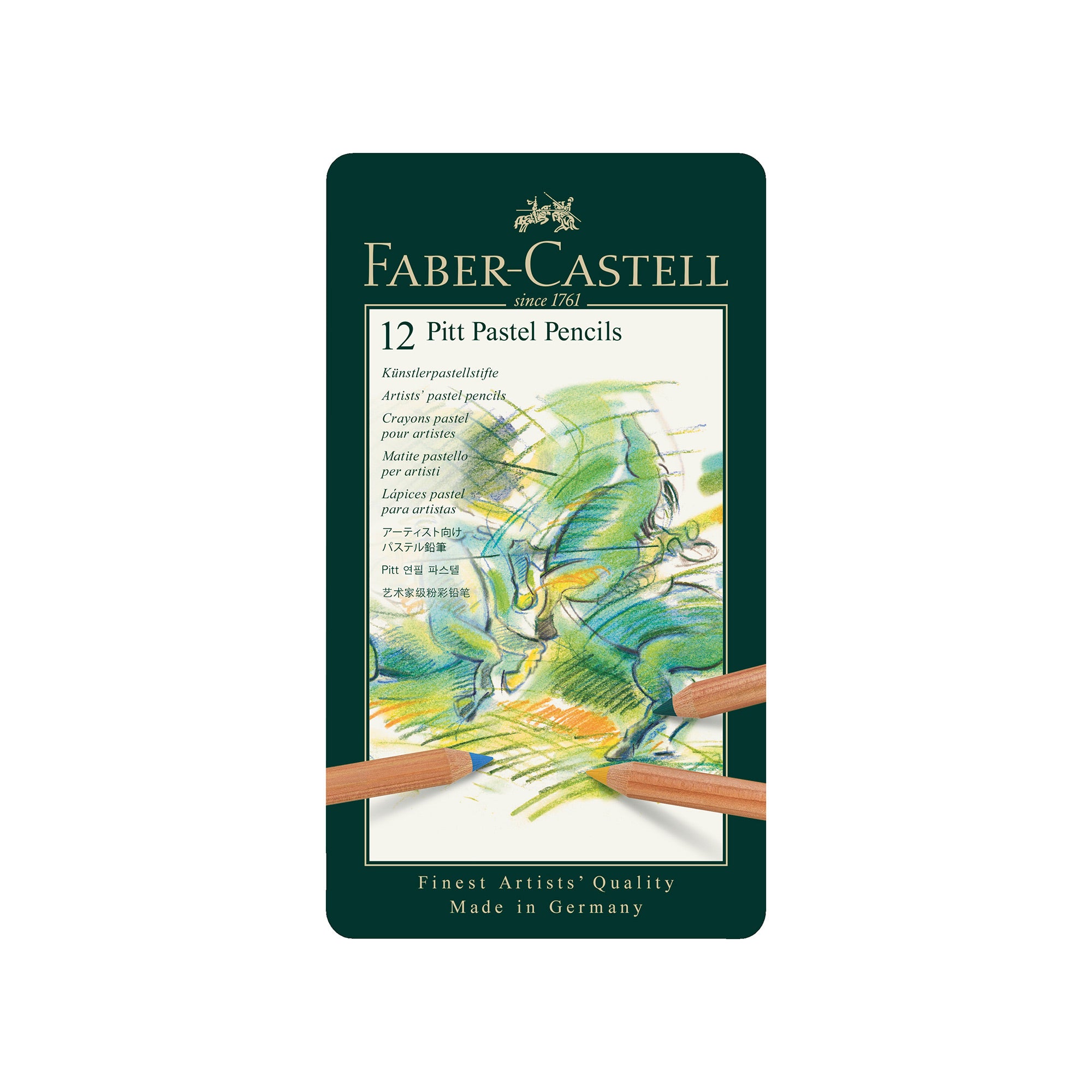 12-Pack Faber-Castell PITT Pastel Pencils - Unleash Your Artistic Potential!