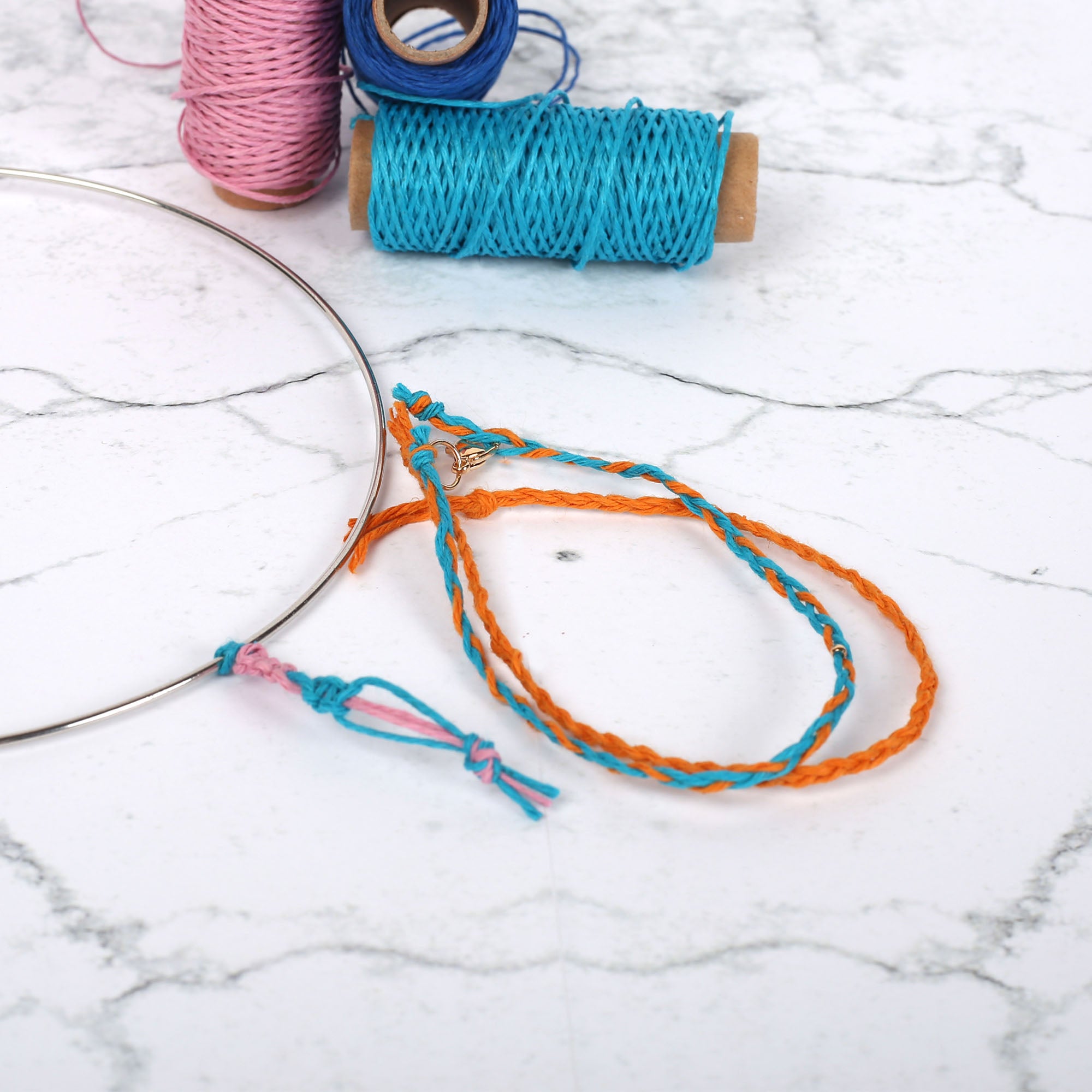 Triple Delight Hemp Spools - Ideal for Childhood Crafts