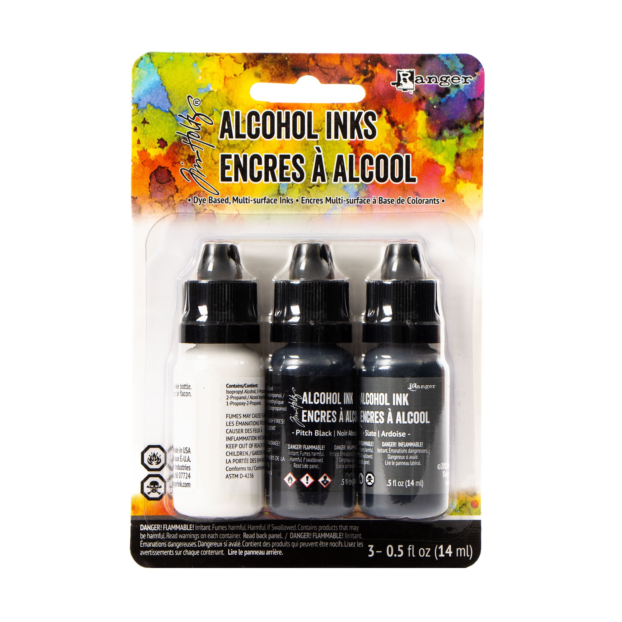 Tim Holtz 3-Pack Granite Alcohol Inks - Unleash Your Creativity!