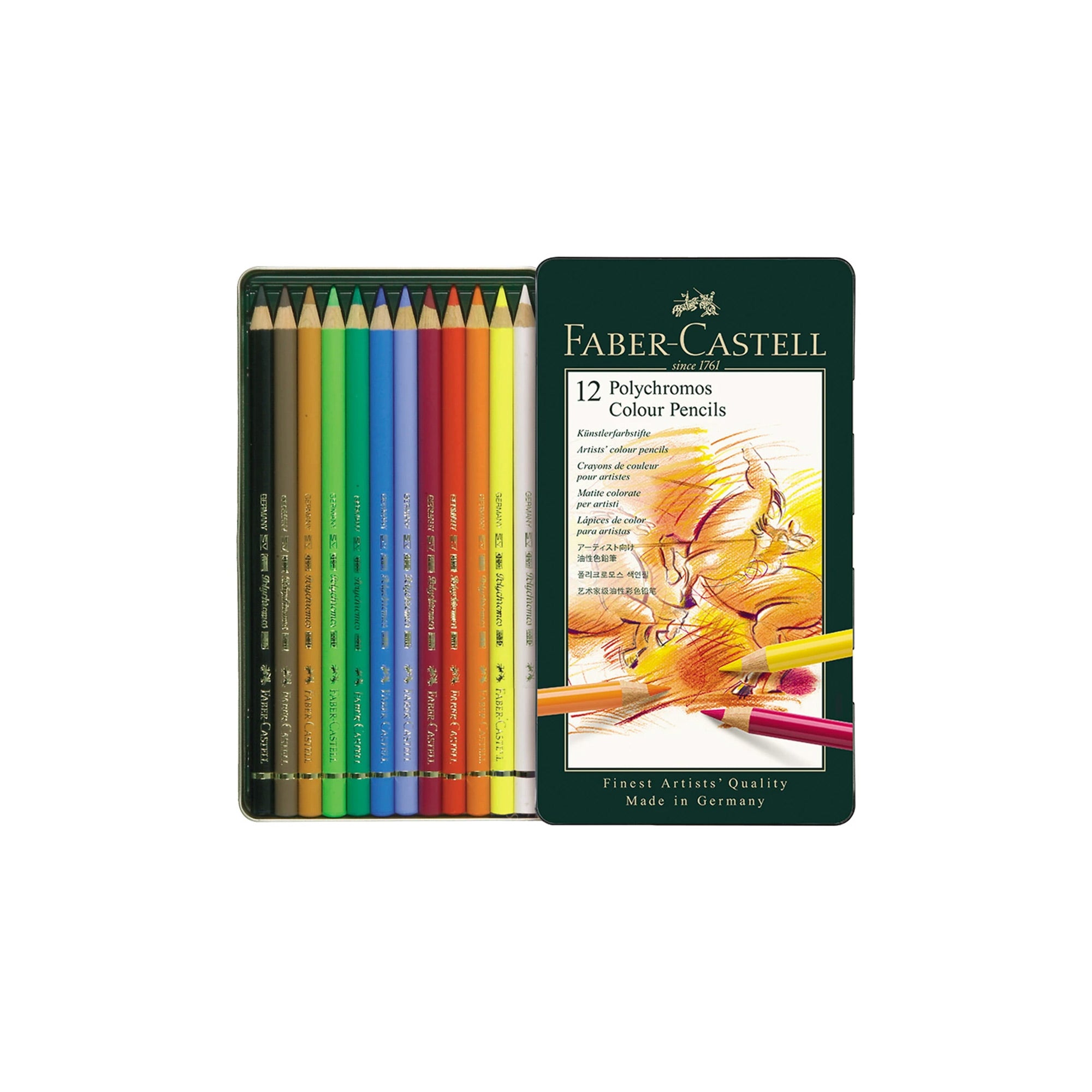 Get Your 12-Pack of Faber-Castell Polychromos Coloured Pencils Now!