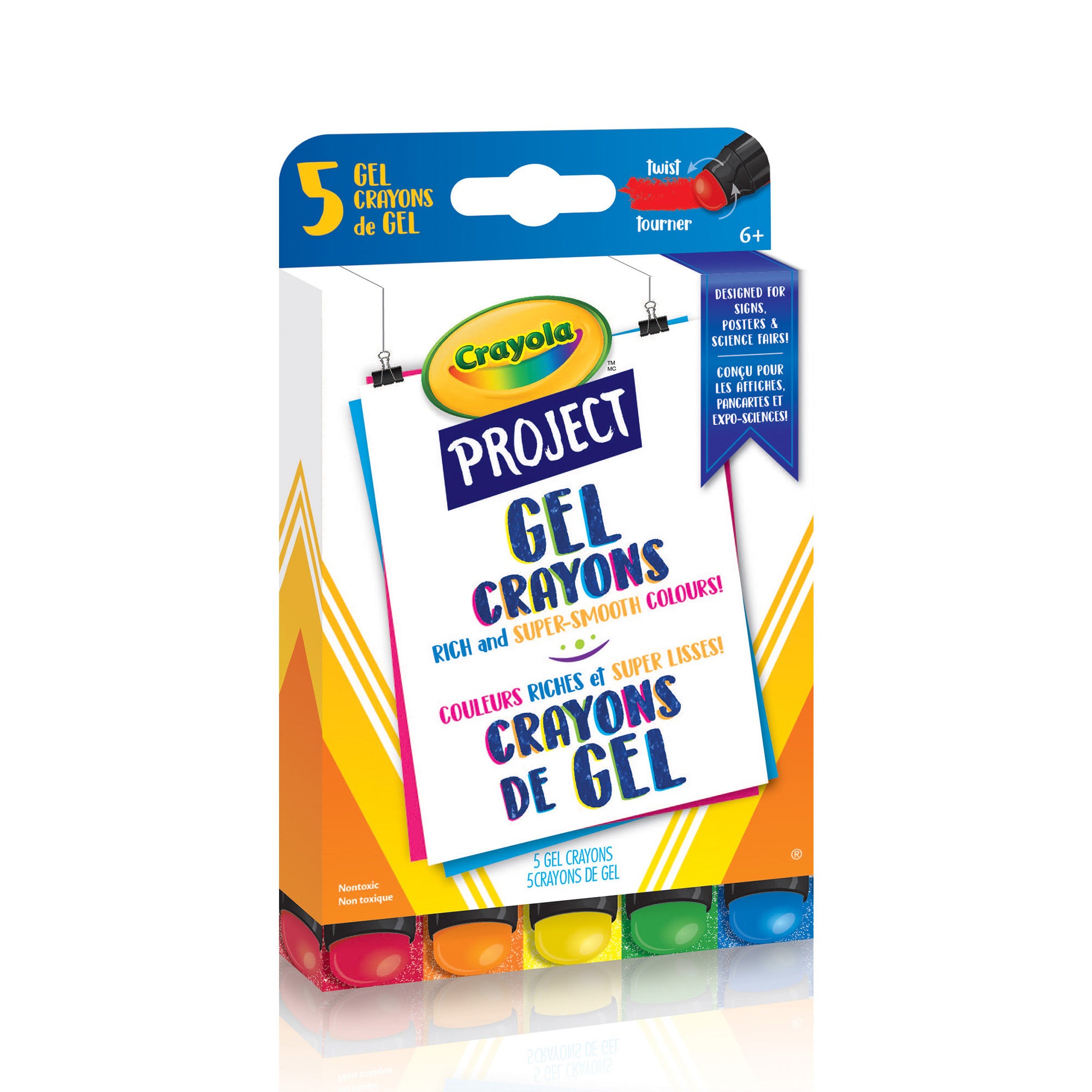 Crayola Project 5 Gel Crayons - Unleash Your Creativity!