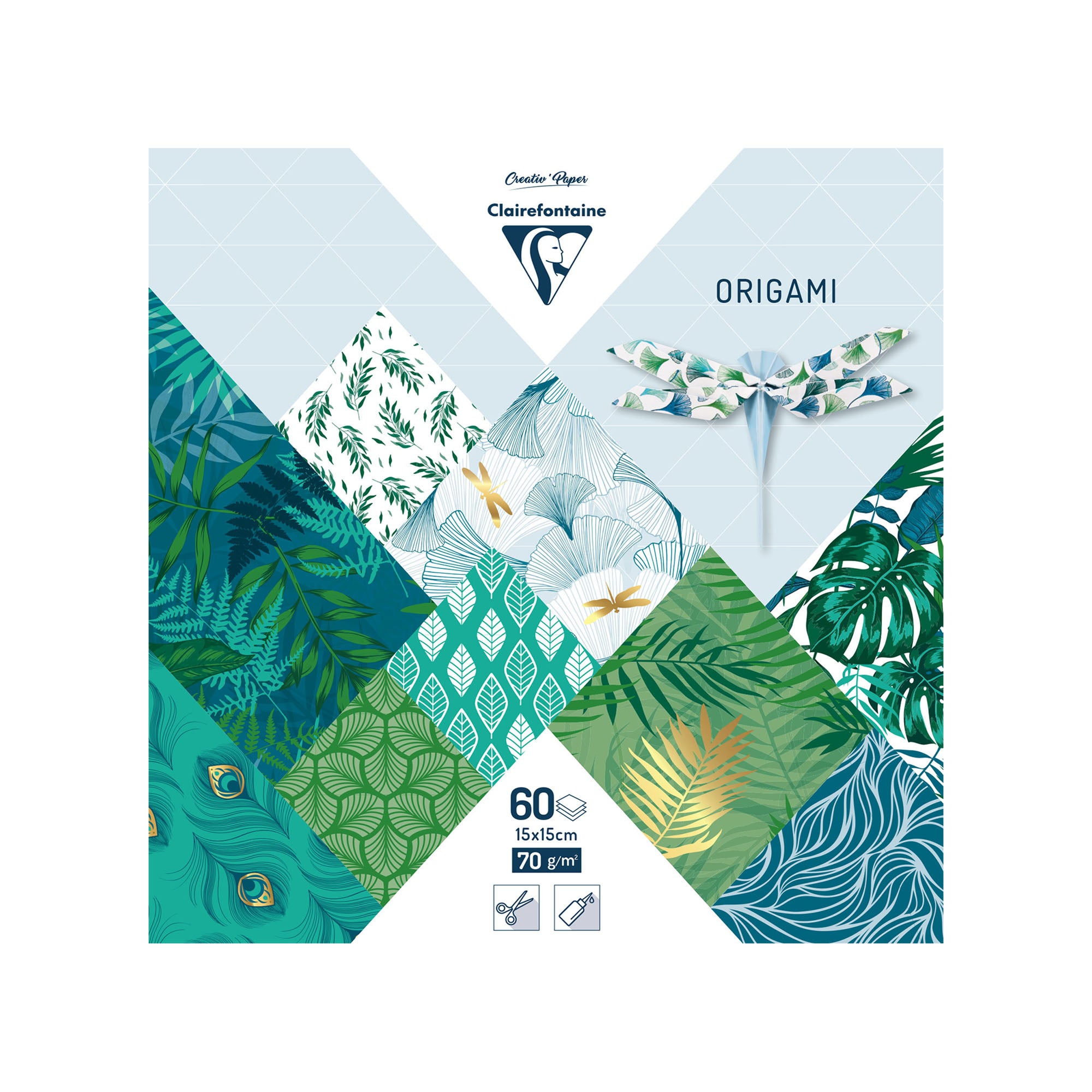 Botanical Chic 60-Sheet Origami Kit - Unleash Your Creativity!
