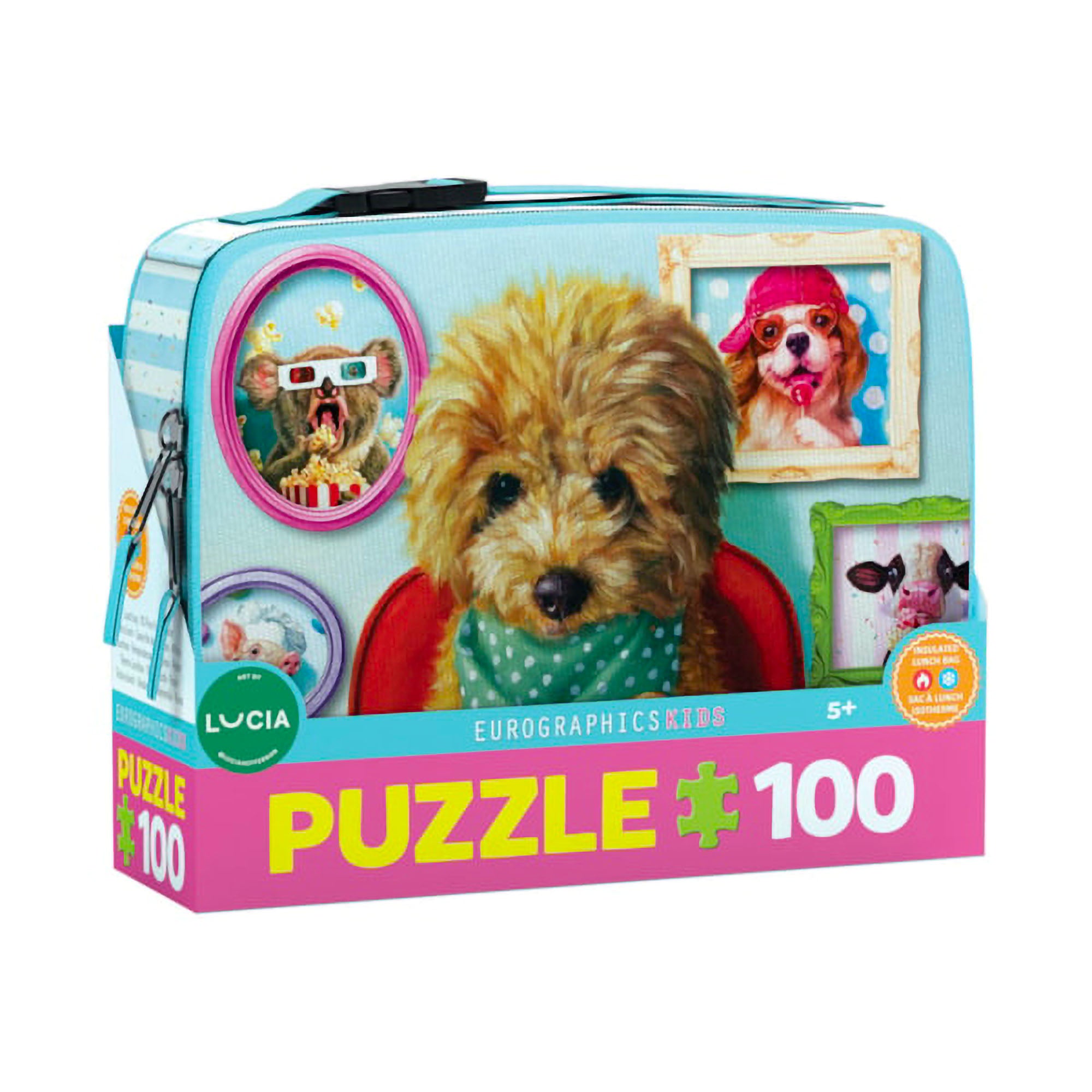 Delightful 100-Piece Puzzle Lunch Box - Dinner Time