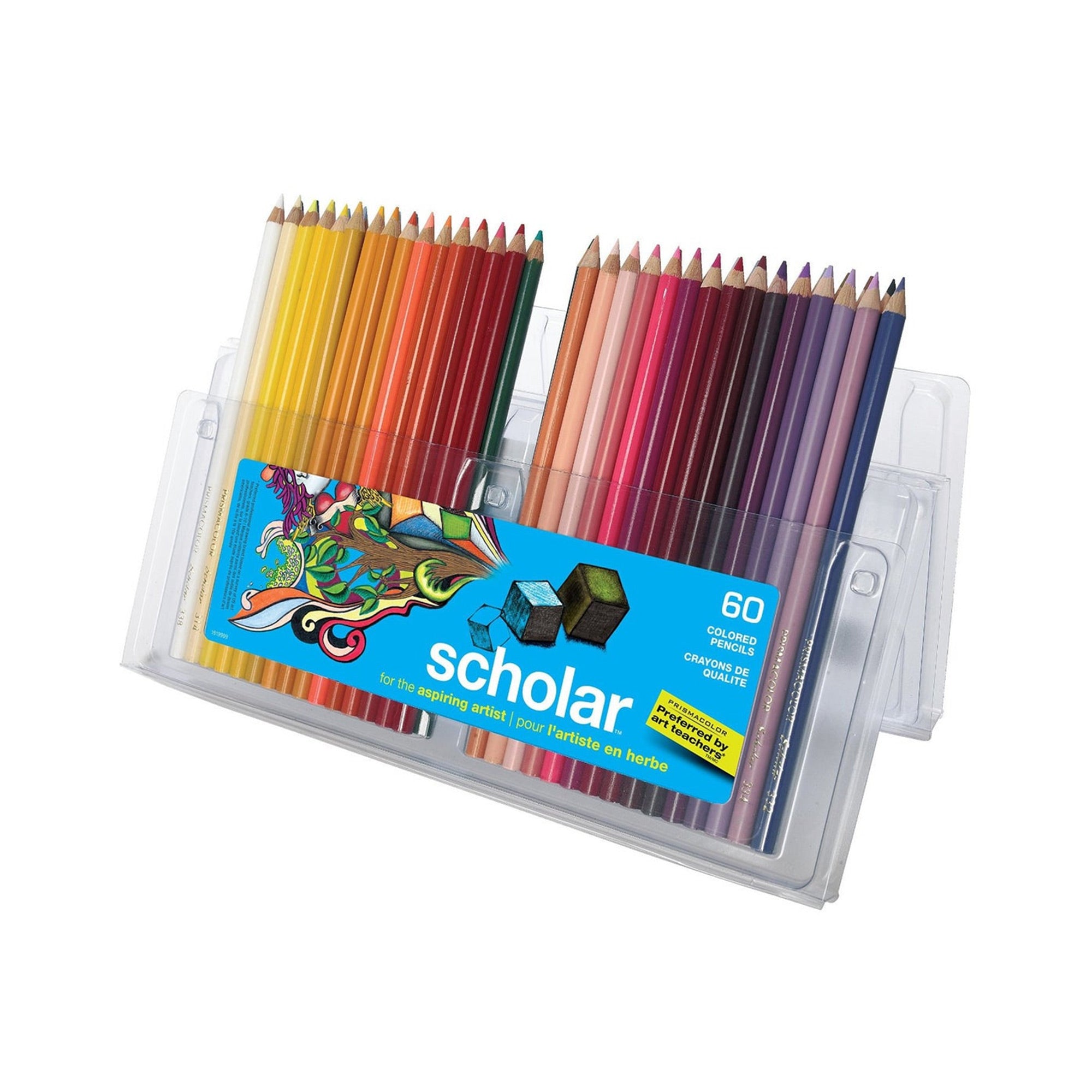 Prismacolor Scholar 60-Pack Assorted Coloured Pencils