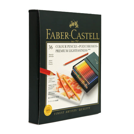 Faber-Castell Polychromos Coloured Pencils - Box of 36