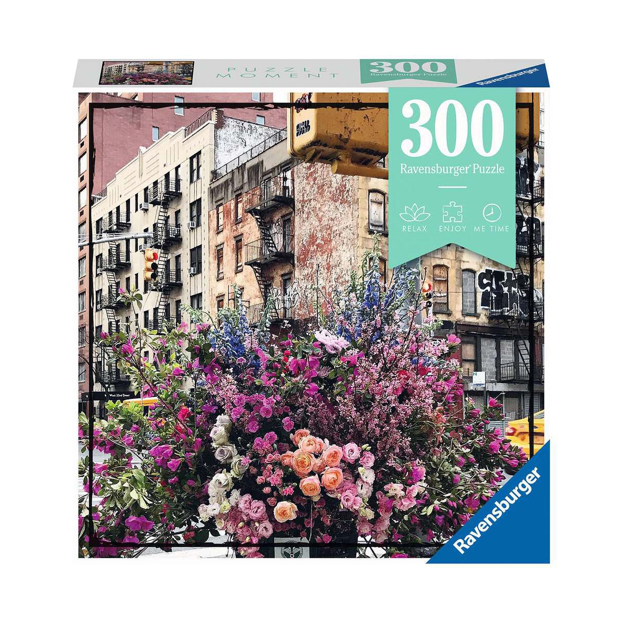 Enchanting 300-Piece New York Flowers Puzzle