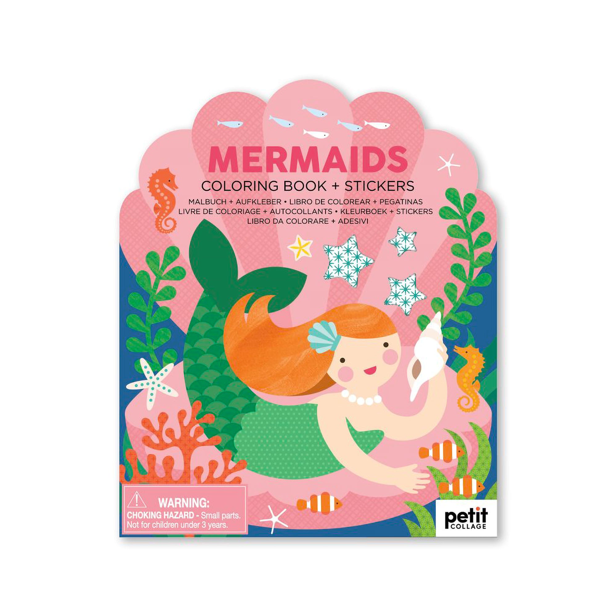 Magical Mermaids Colouring Book & Stickers