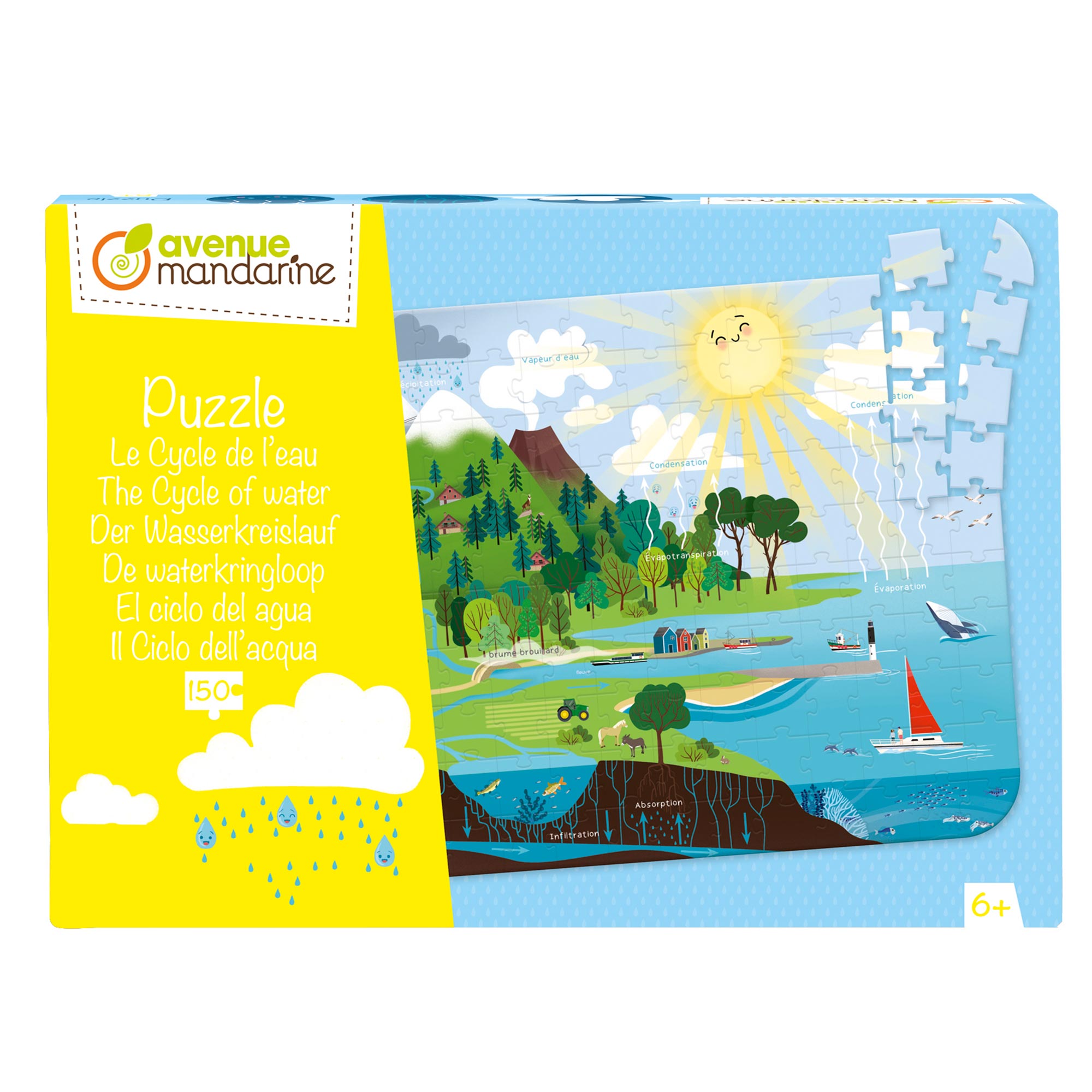 150-Piece Water Cycle Educational Puzzle: Unlock the Wonders of Water!