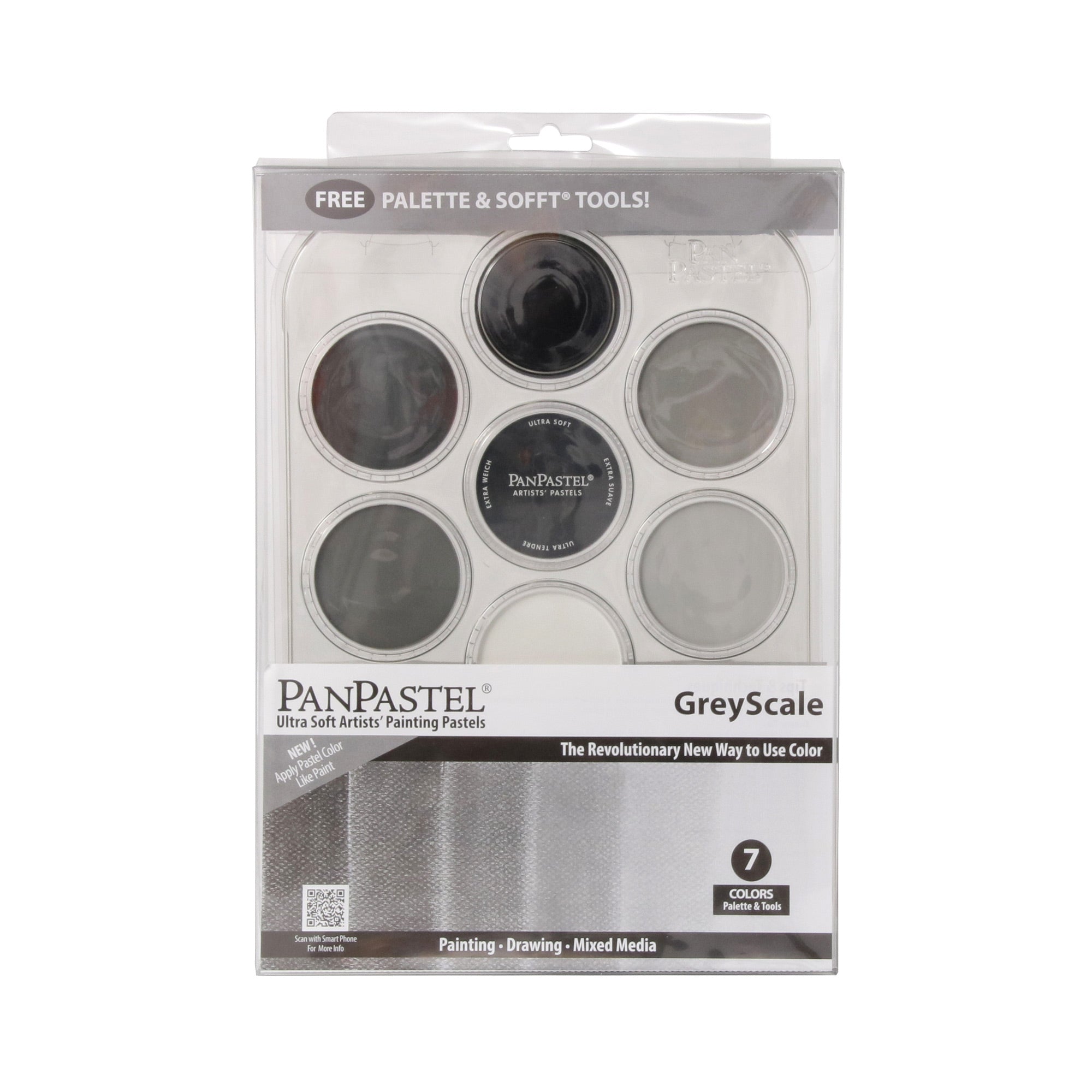 Stunning 7 - Colour PanPastel Kit in Greyscale