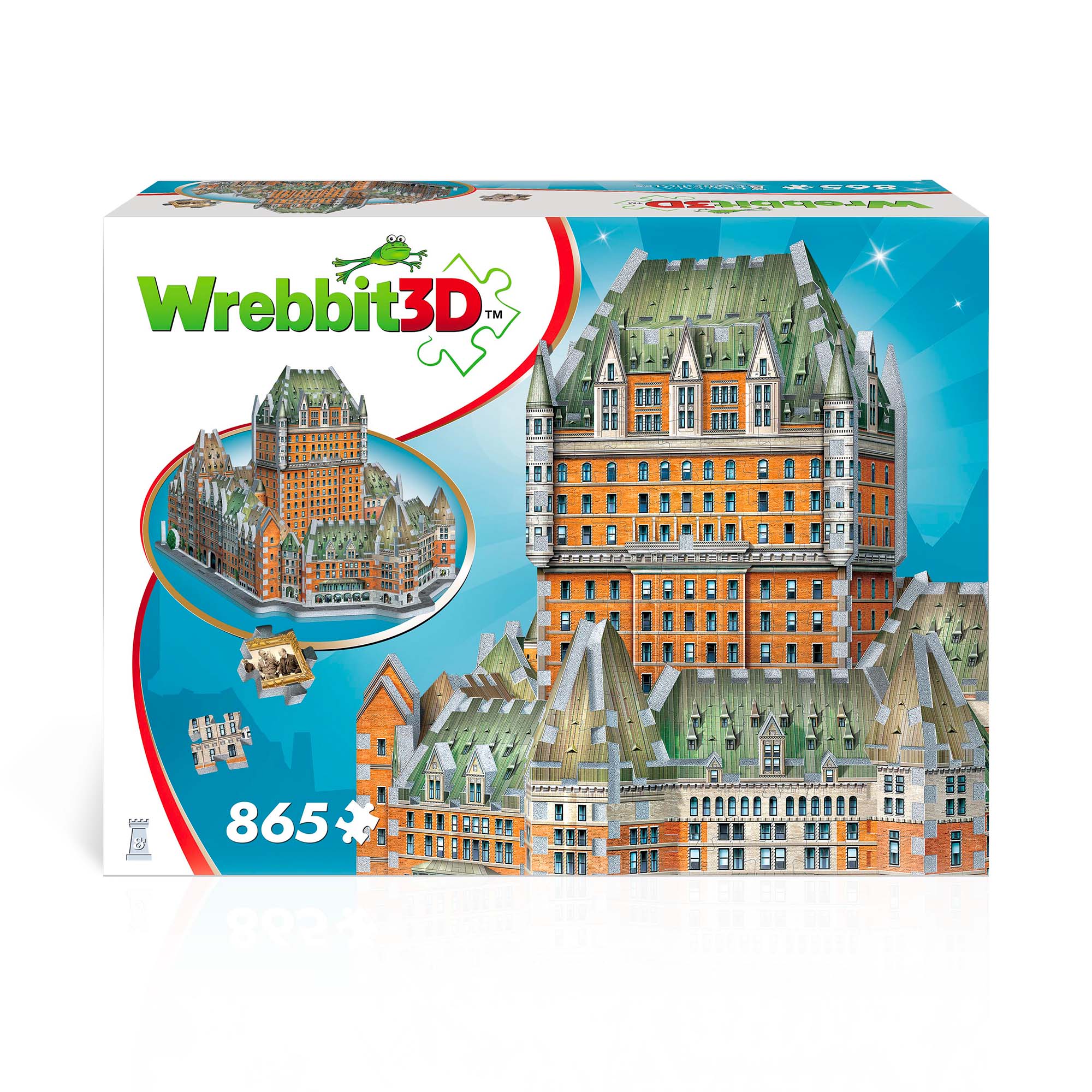 865-Piece 3D Puzzle: Build the Magnificent Chateau Frontenac
